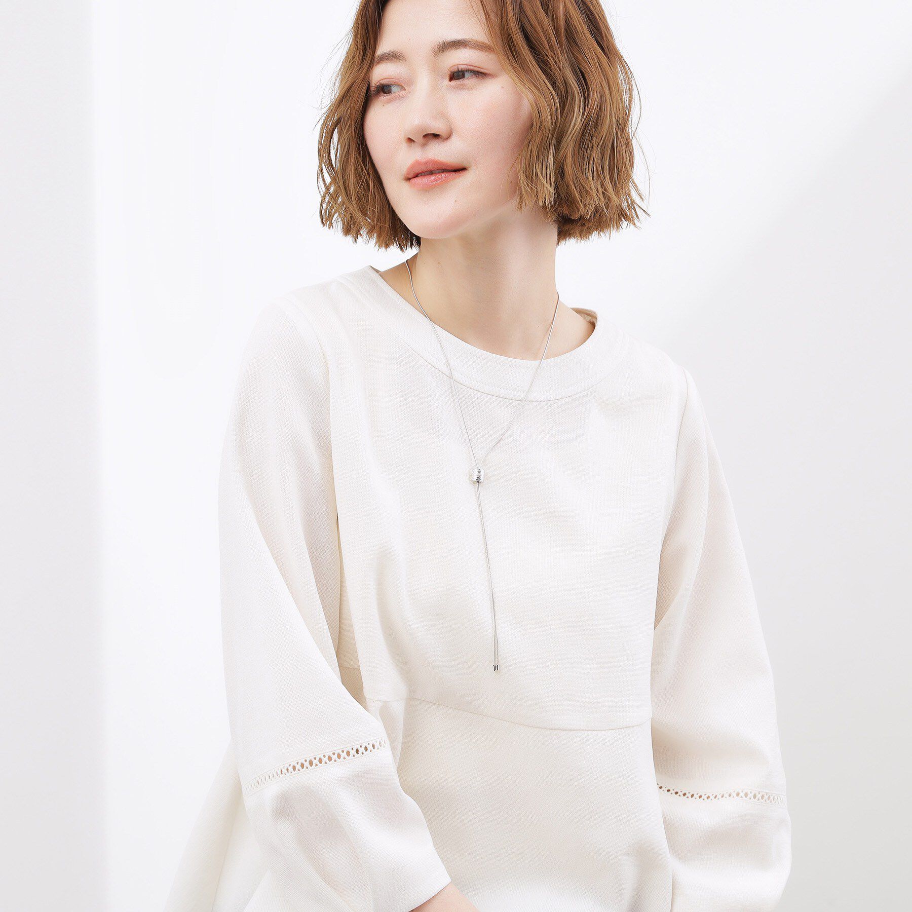 grove「メタルスライドネックレス」|ネックレス|