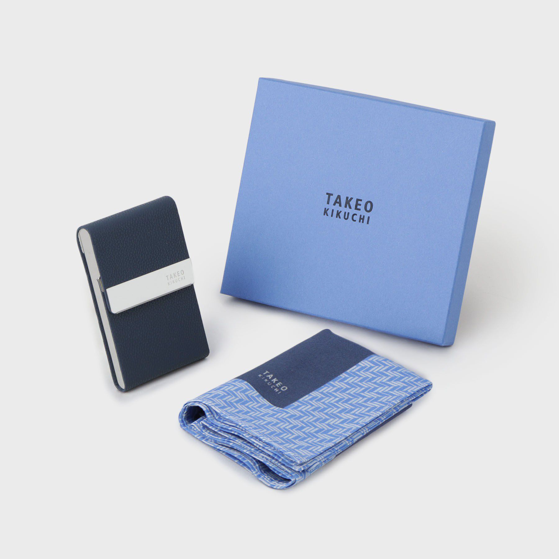 TAKEO KIKUCHI「ハンカチ名刺入れセット」|その他|