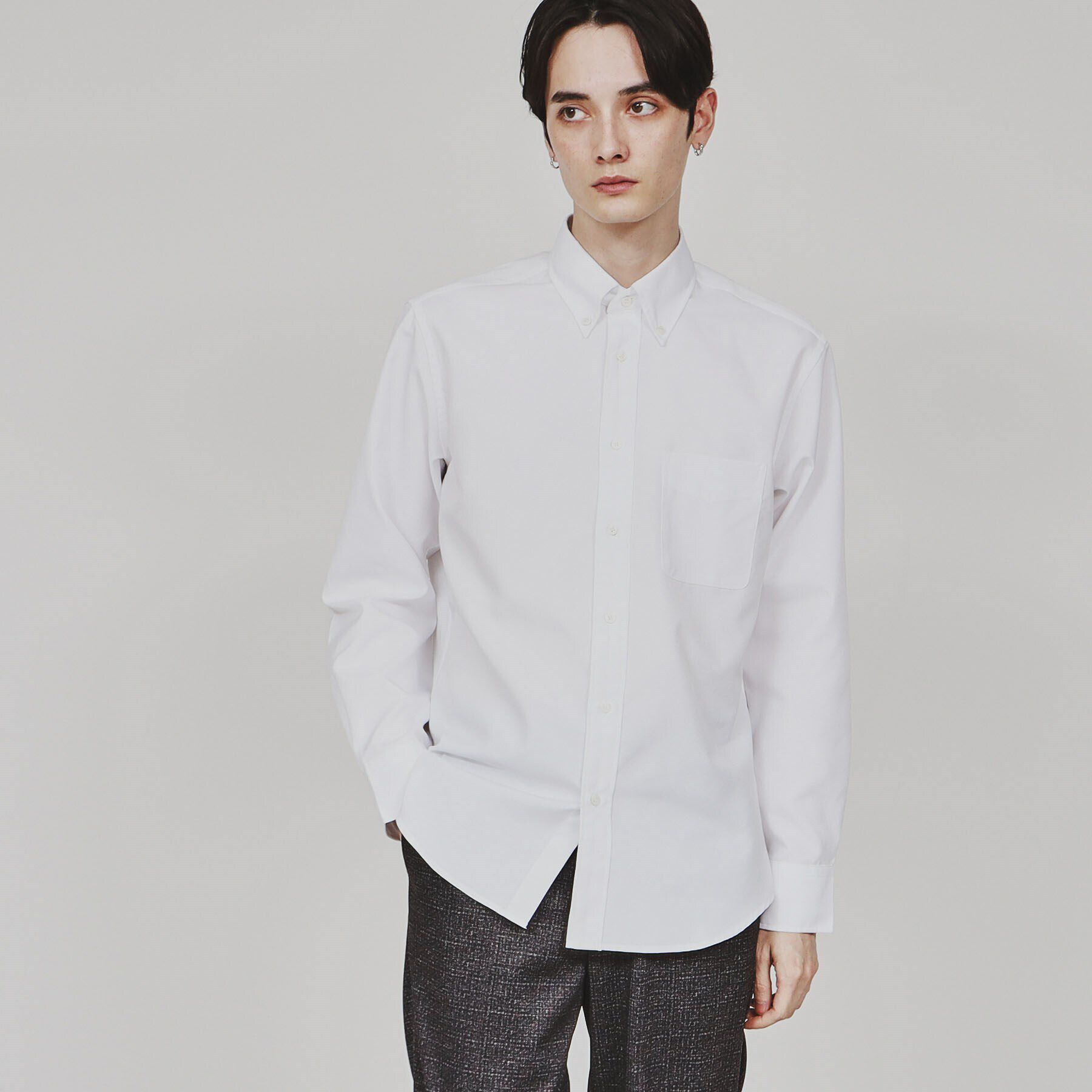 tk.TAKEO KIKUCHI「【ビジカジ対応】ドライポリオックスブロードシャツ」|シャツ・ブラウス|