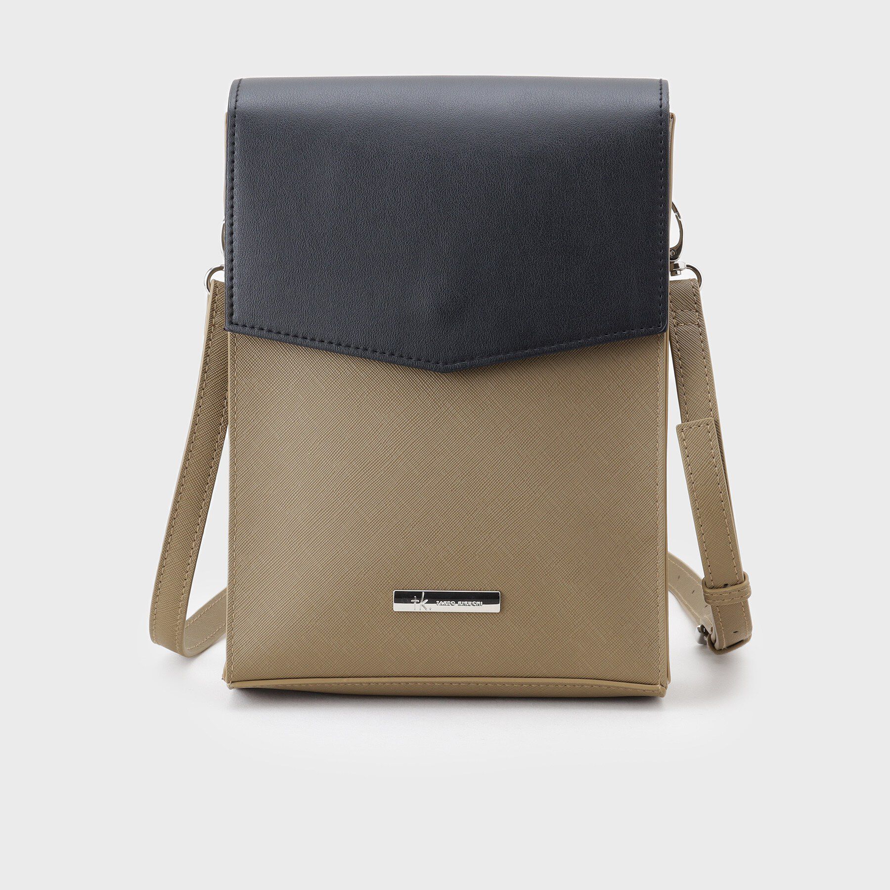 tk.TAKEO KIKUCHI「フラップスクエアミニョルダー」|ショルダー・メッセンジャー|ベージュ(152)