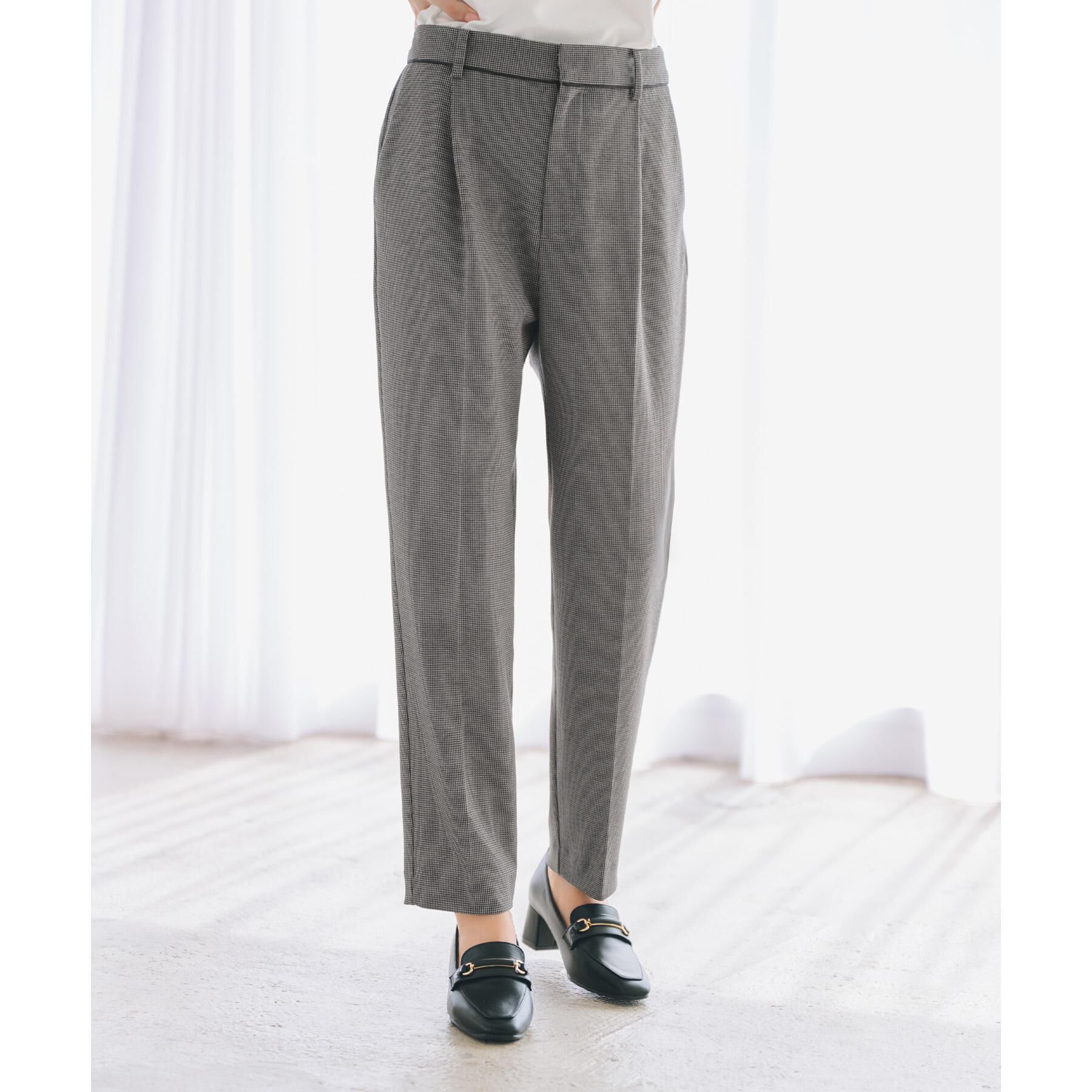 index「《丈が選べる》ストレッチテーパードパンツ/セットアップ対応【洗濯機OK/イージーアイロン】」|その他|