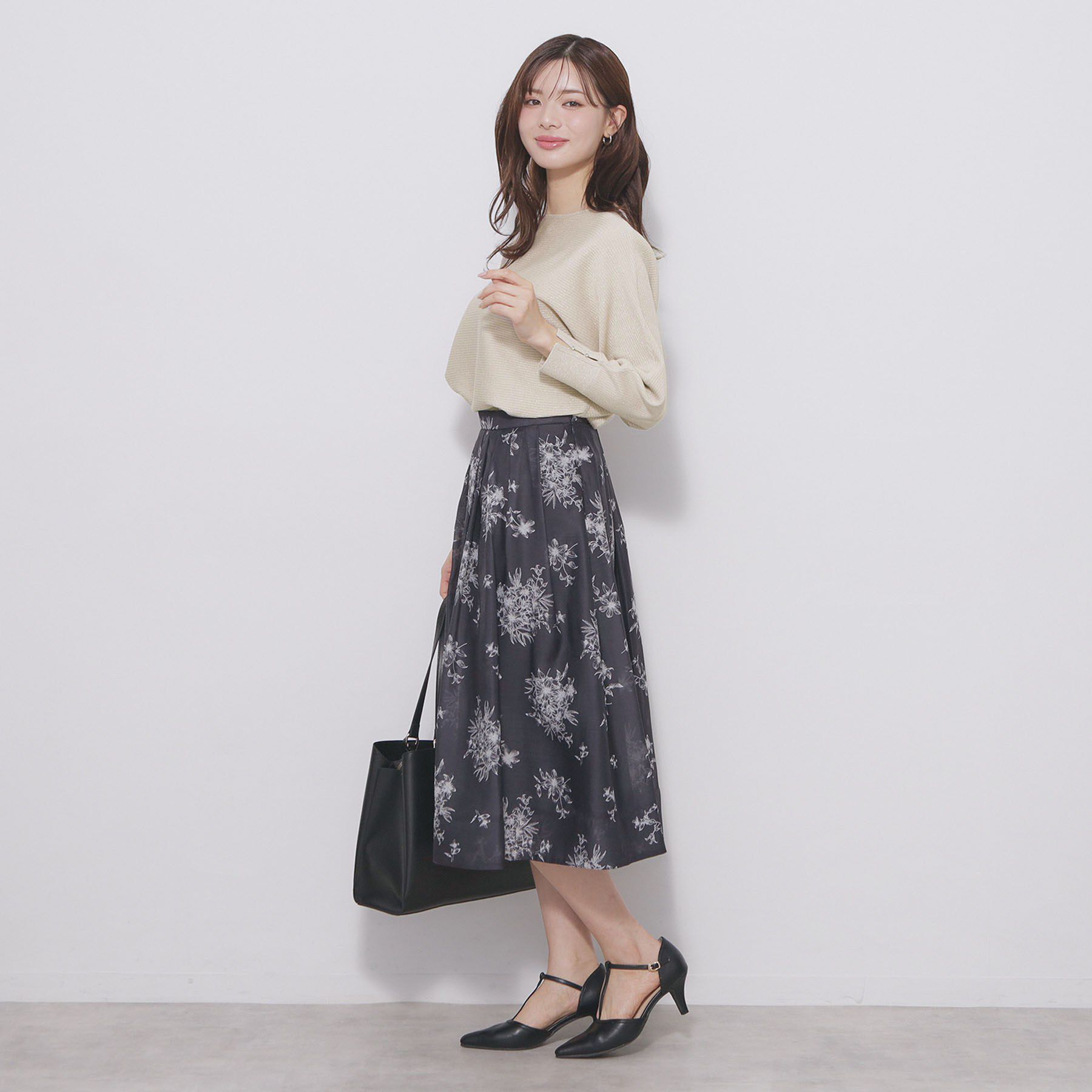 index「ドルマンリブニット【洗濯機OK/抗ピル】」|ニット・セーター|