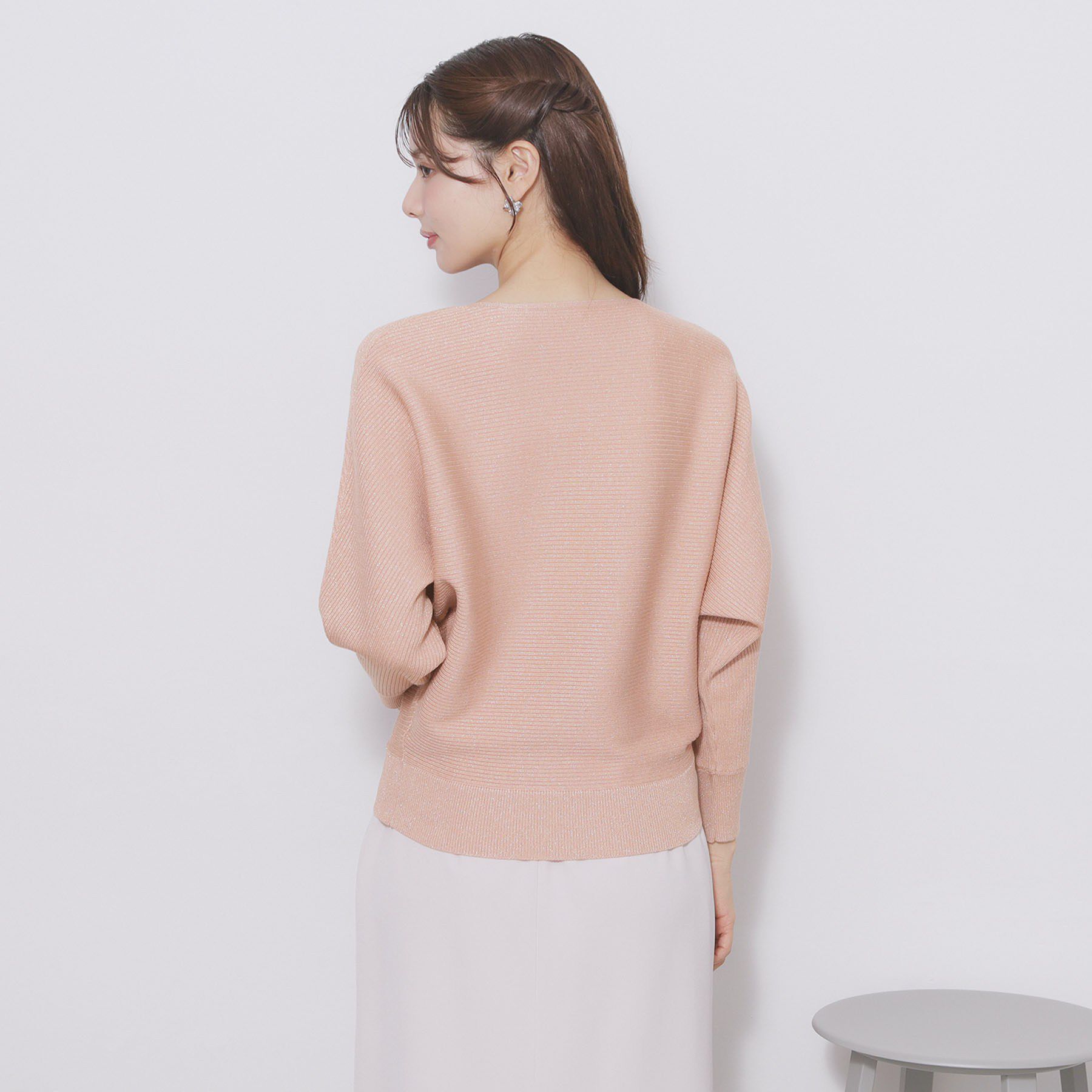 index「ドルマンリブニット【洗濯機OK/抗ピル】」|ニット・セーター|