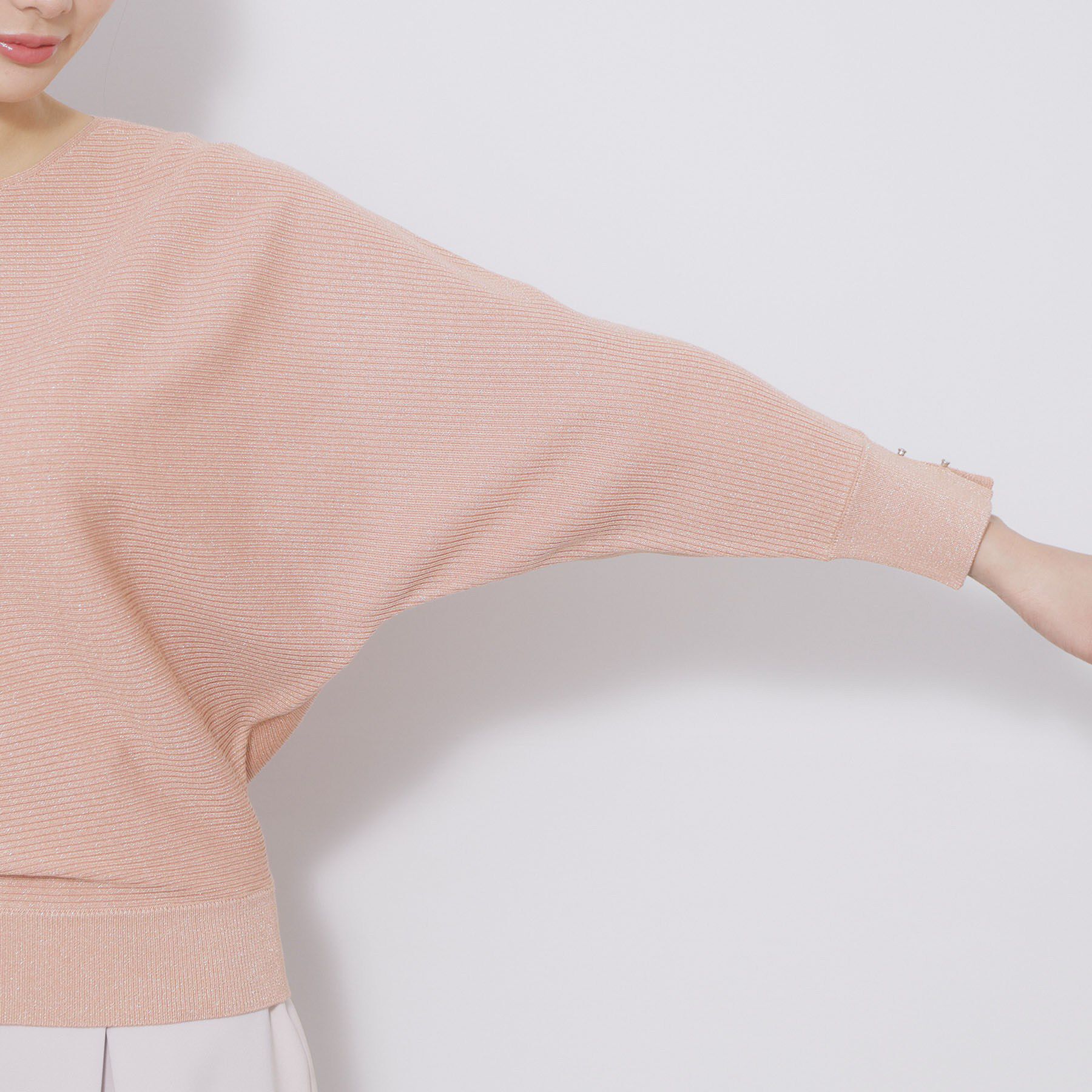 index「ドルマンリブニット【洗濯機OK/抗ピル】」|ニット・セーター|