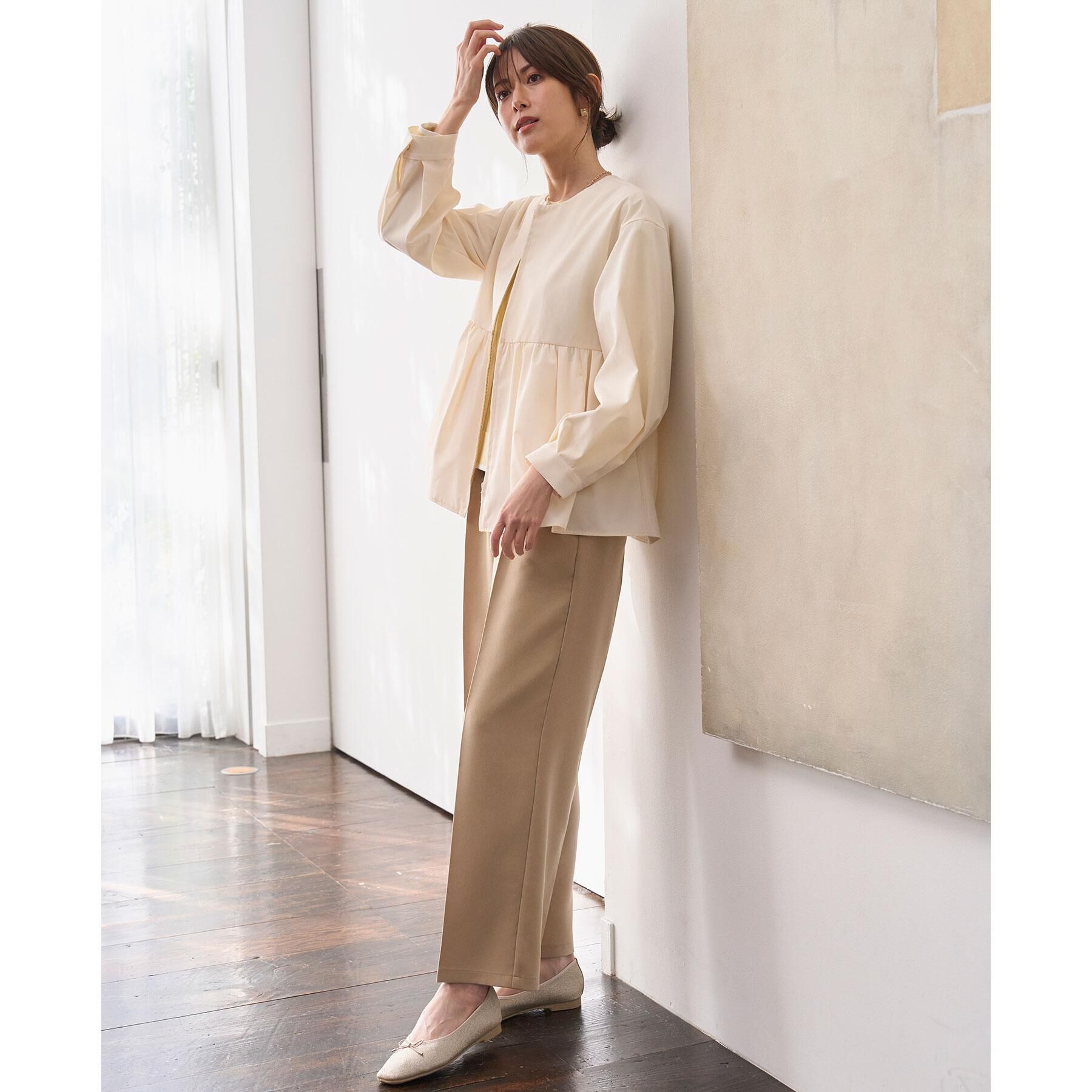 OPAQUE.CLIP「イージーワイドパンツ【洗濯機OK】」|その他|