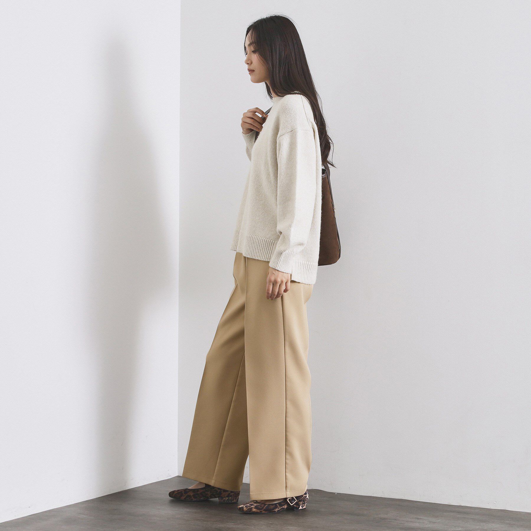 OPAQUE.CLIP「イージーワイドパンツ【洗濯機OK】」|その他|