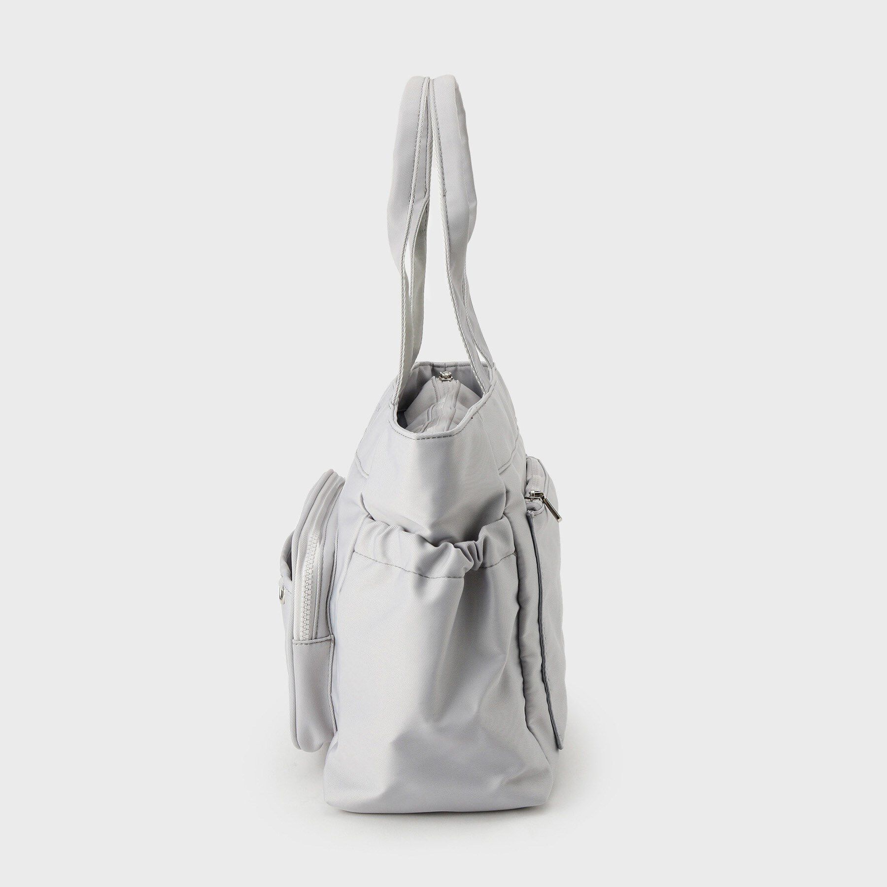 OPAQUE.CLIP「フロントポケット3層デザインBIGトートバッグ【マルチポケット】」|トートバッグ|