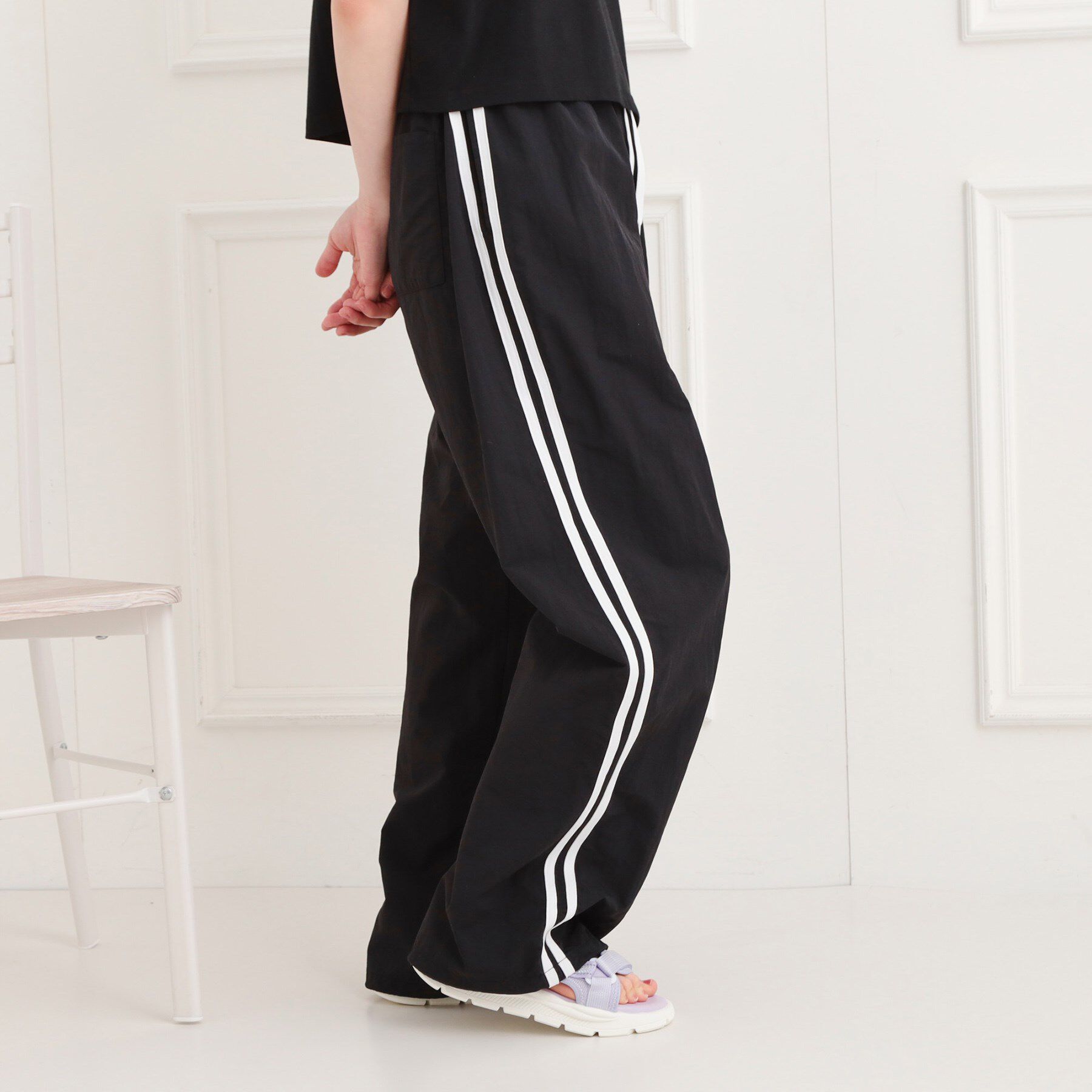 PINK-latte「ナイロンライントラックパンツ」|その他|