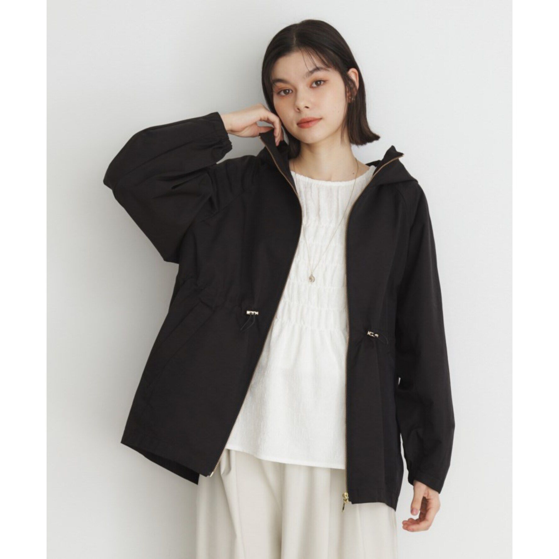 THE SHOP TK「【撥水】ウエストドロストマウンテンパーカ」|ブルゾン・スタジャン|