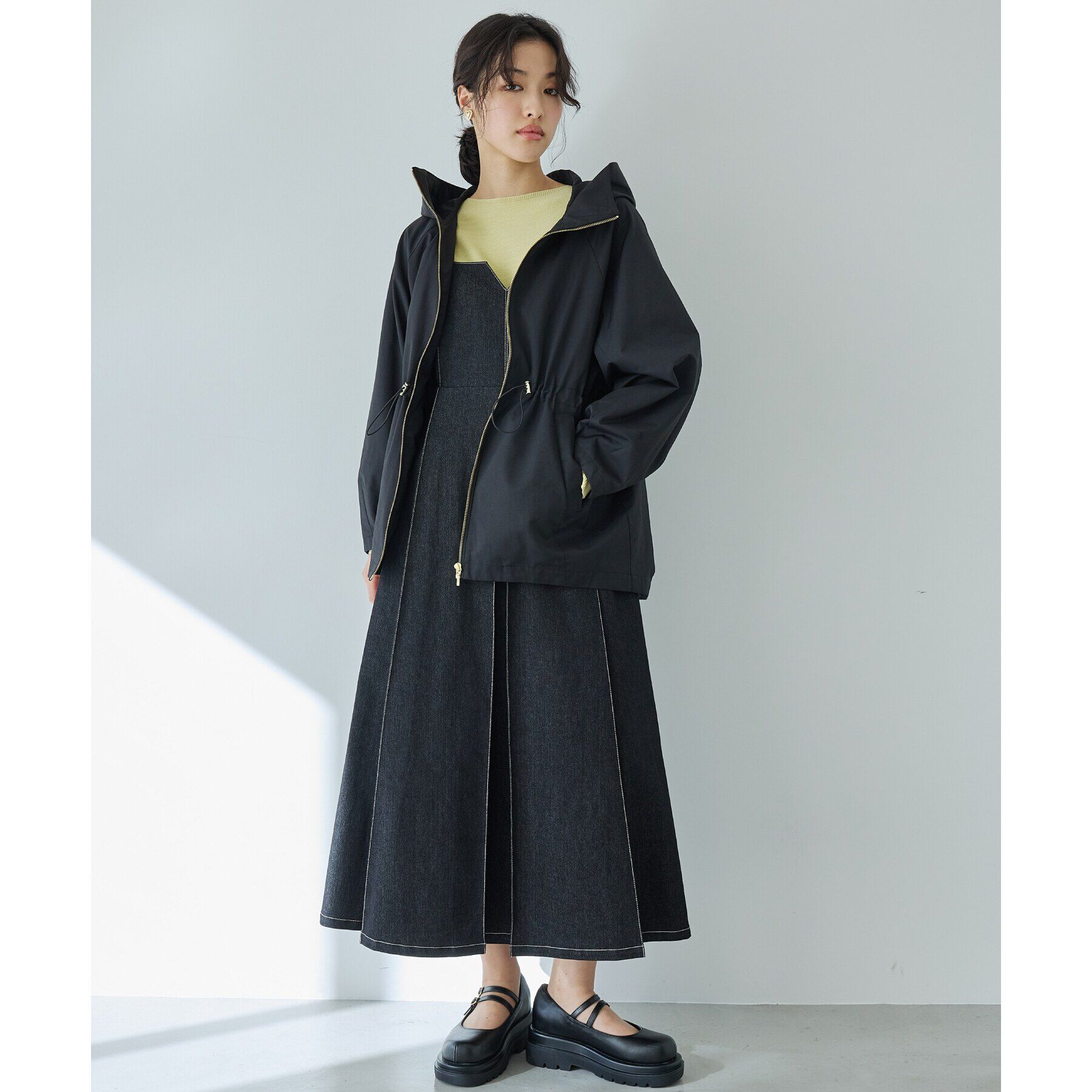 THE SHOP TK「【撥水】ウエストドロストマウンテンパーカ」|ブルゾン・スタジャン|