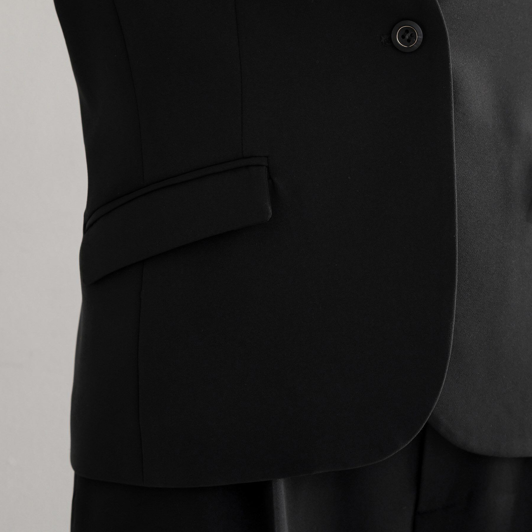 THE SHOP TK「【通勤・セレモニー】ダブルクロス ノーカラージャケット/セットアップ可」|ノーカラージャケット|