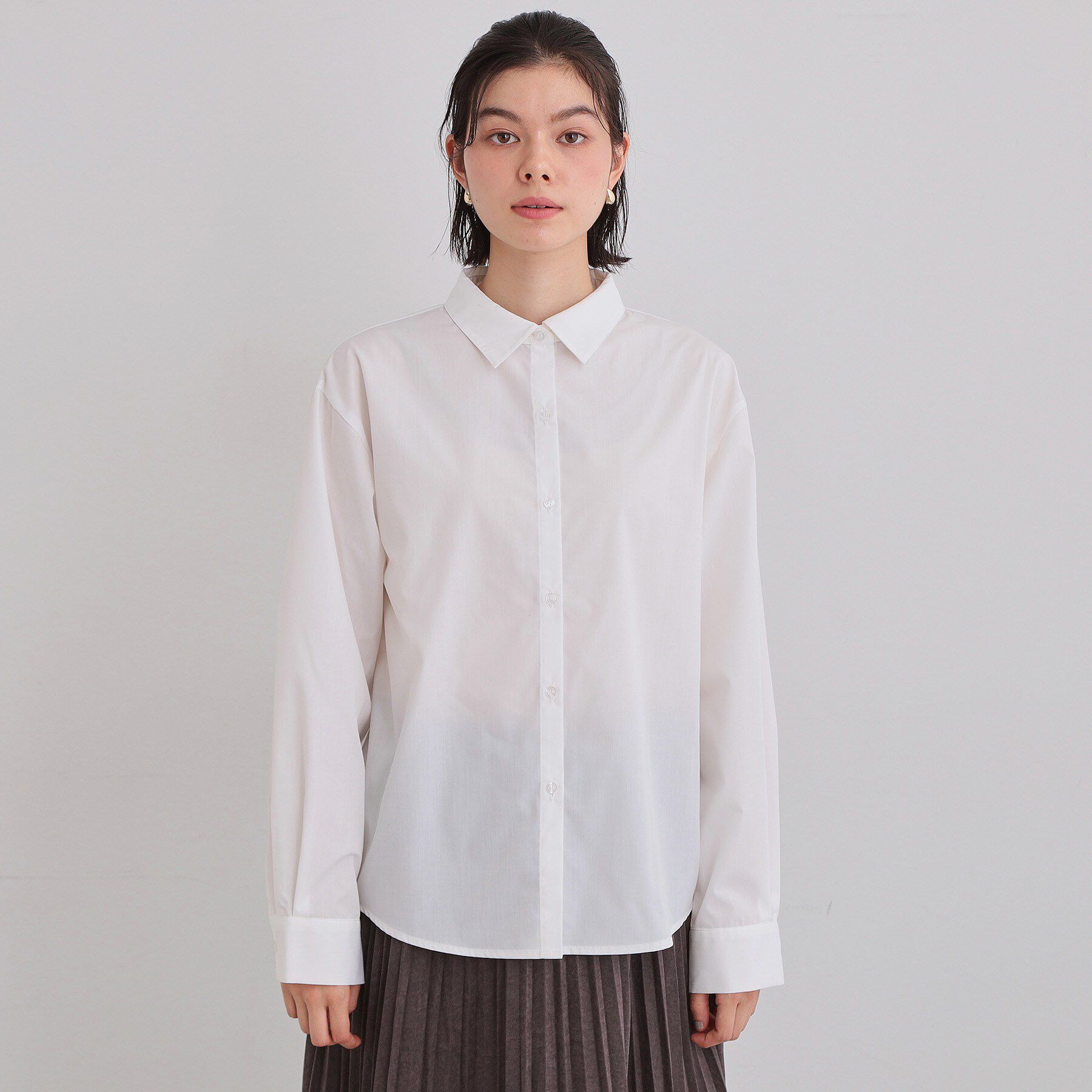 THE SHOP TK「【2点セット】レイヤードスタイルでこなれ見え ニットベスト＆シャツ」|その他|