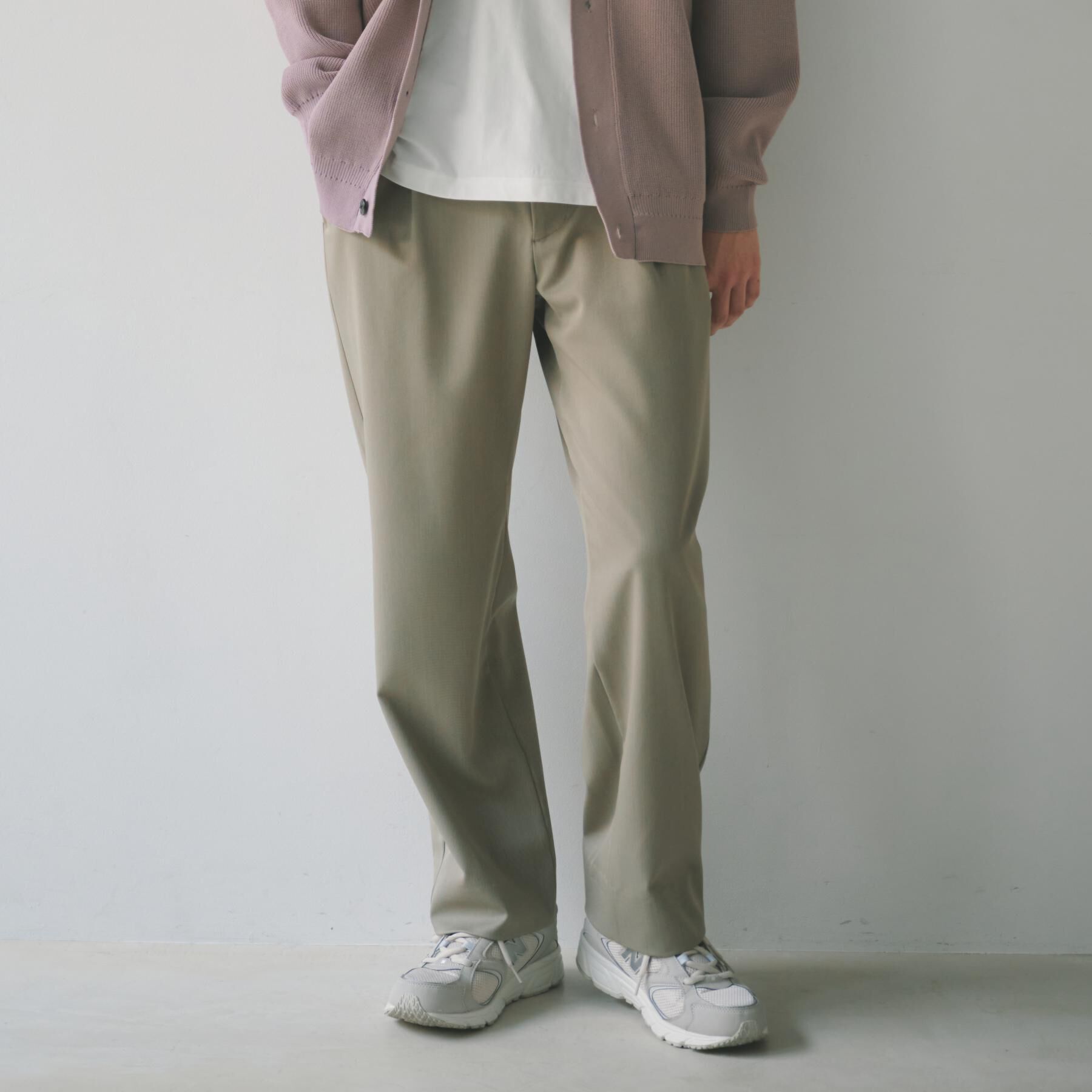 THE SHOP TK「【半歩先のオシャレ】バレルレッグ パンツ 洗濯機OK」|その他|