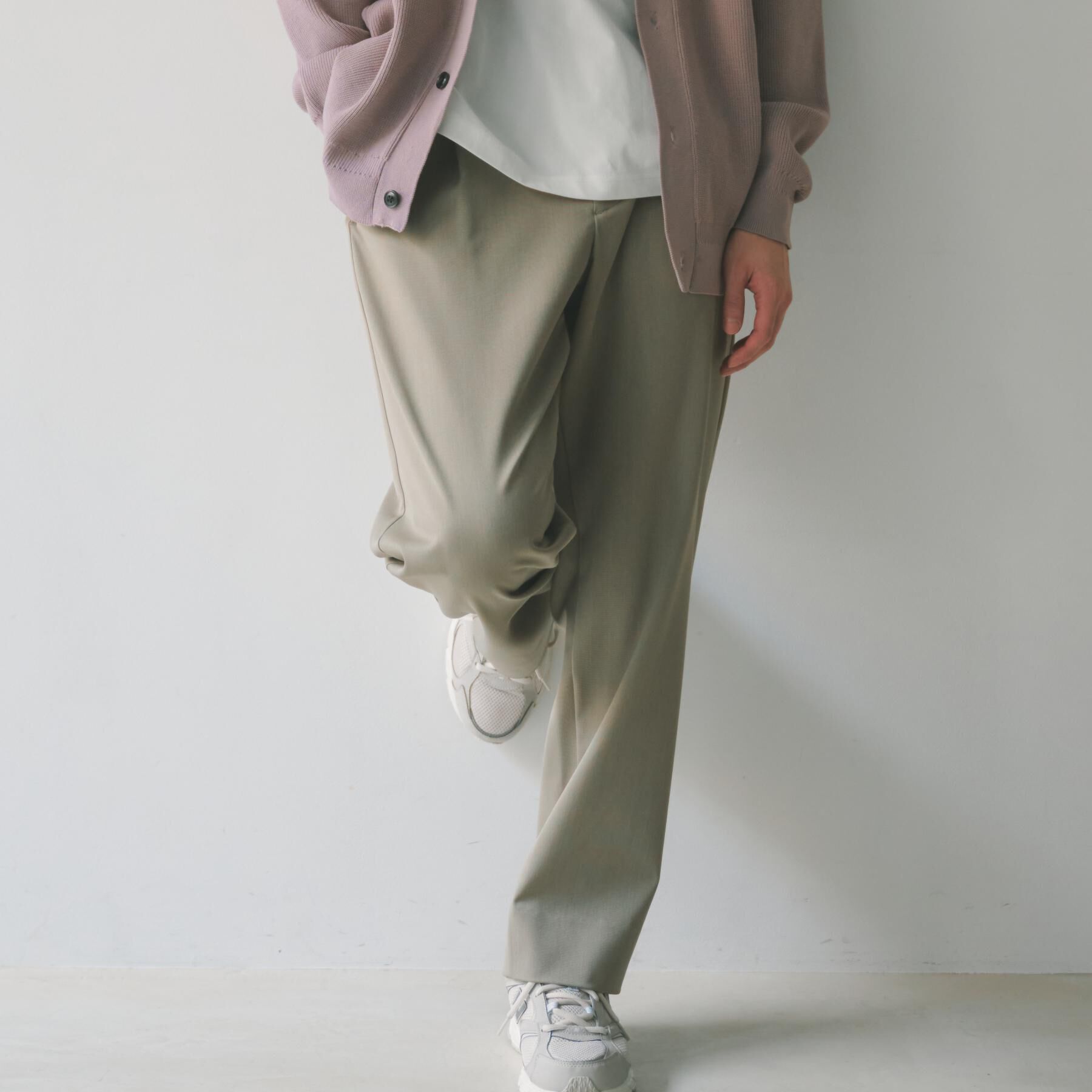 THE SHOP TK「【半歩先のオシャレ】バレルレッグ パンツ 洗濯機OK」|その他|