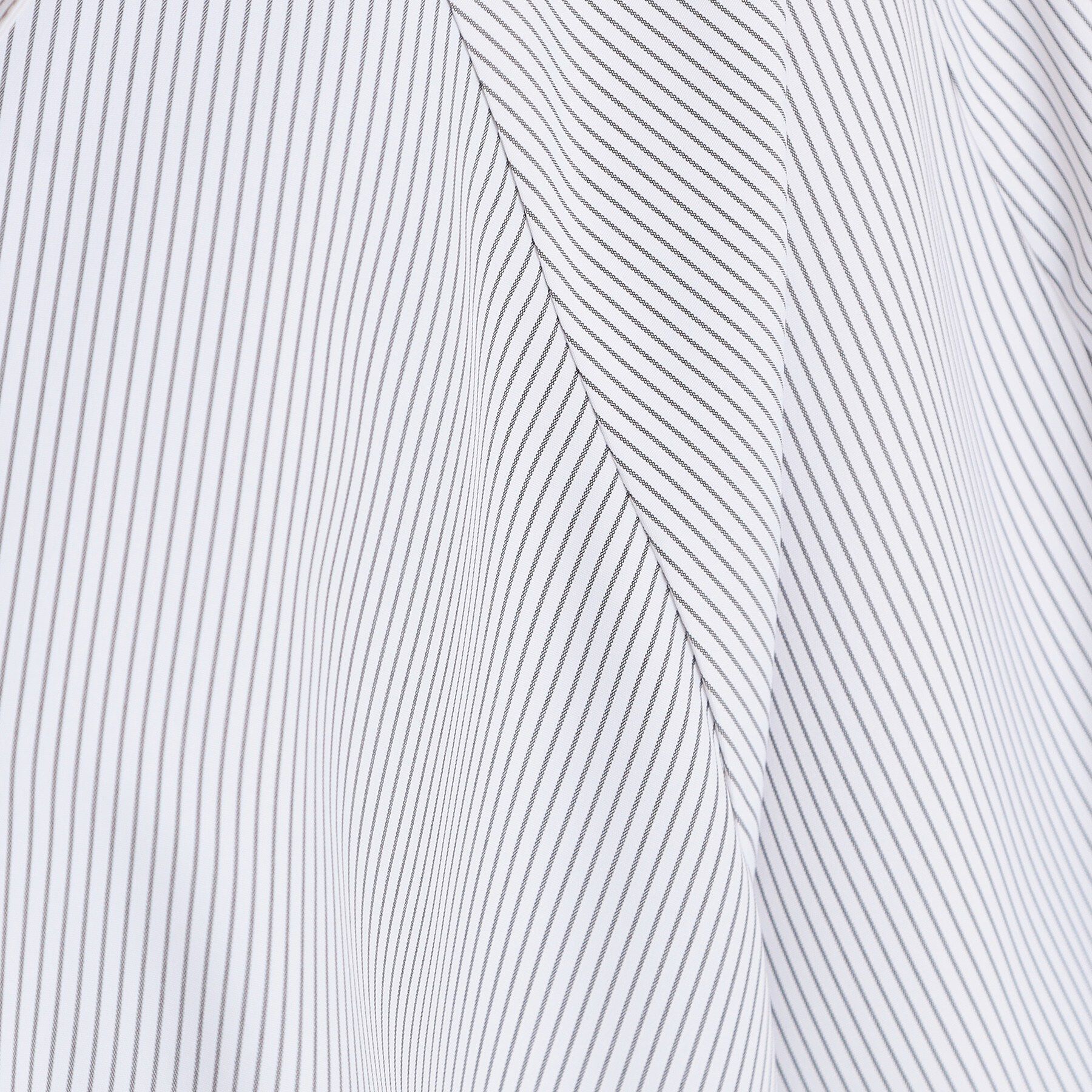 THE SHOP TK「キーネックストライプドロストシャツブラウス」|シャツ・ブラウス|