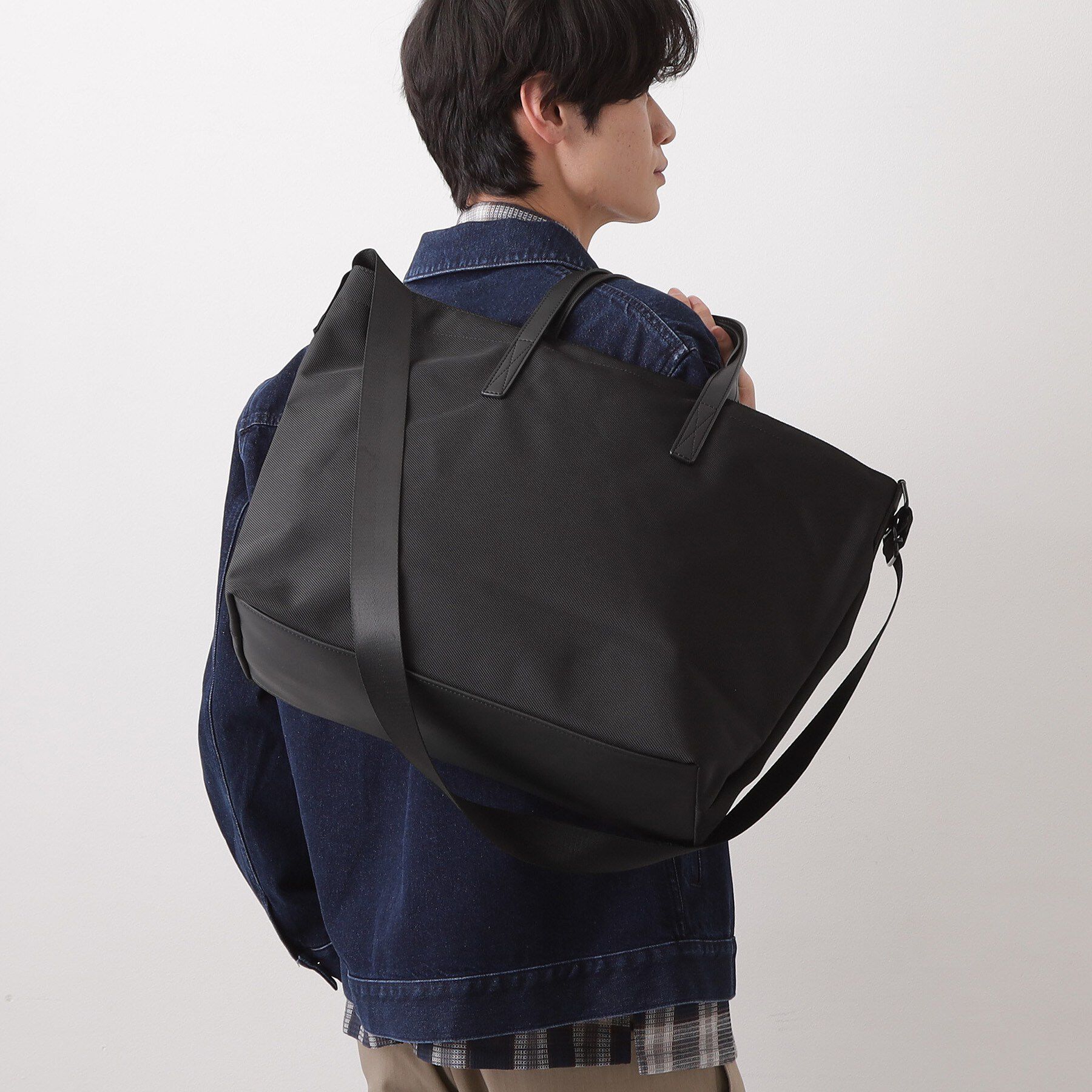 THE SHOP TK「ツイル2WAY トート」|トートバッグ|ブラック(019)