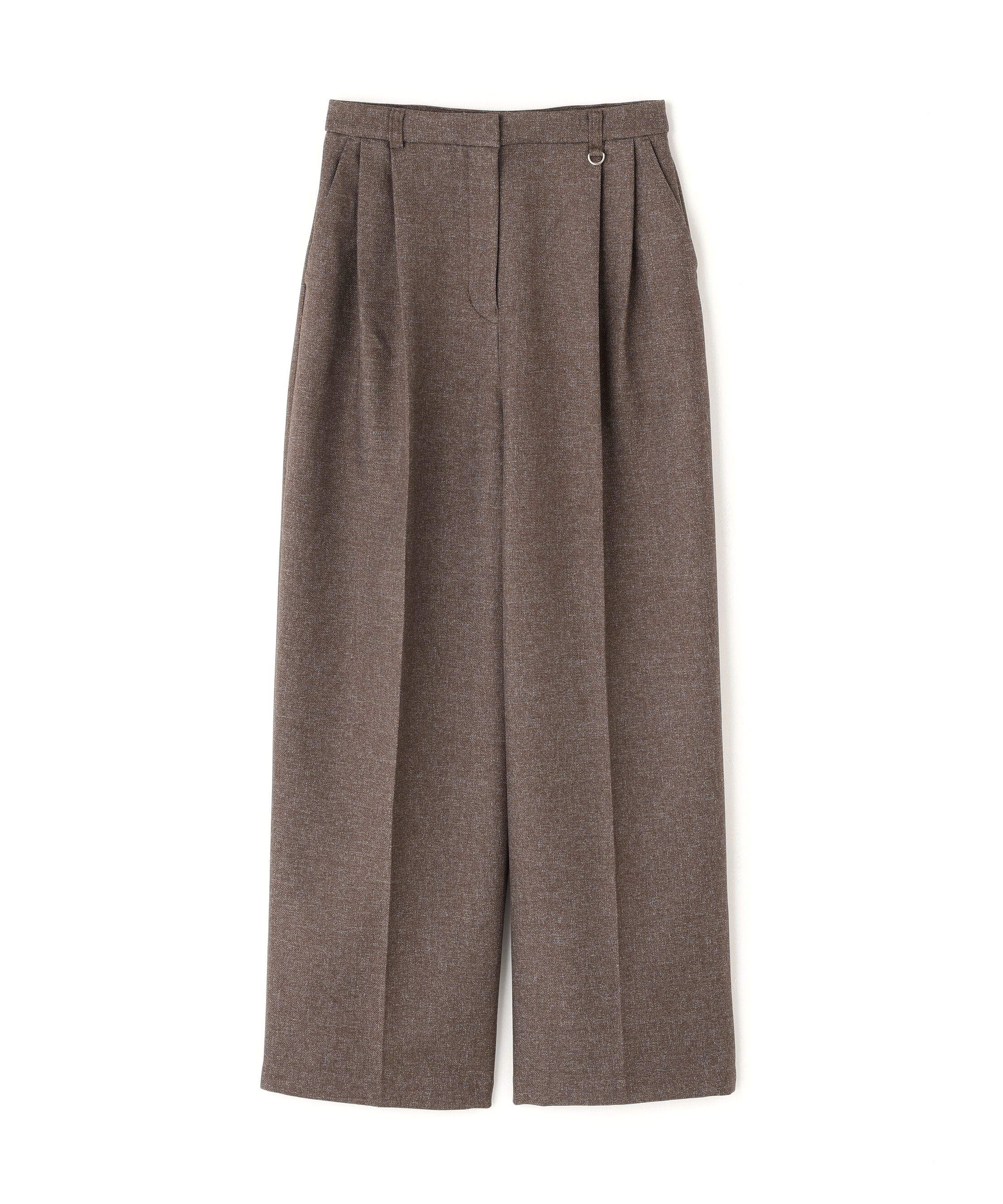  「＜骨格ナチュラル＞ツイーディータックワイドパンツ」|その他|