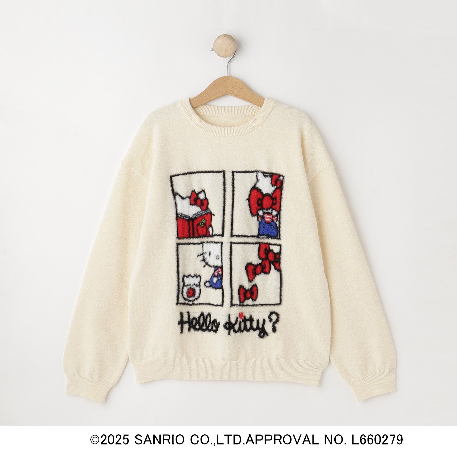 SHOO･LA･RUE「【HELLO KITTYコラボ】スウェットライクニット」|ニット・セーター|