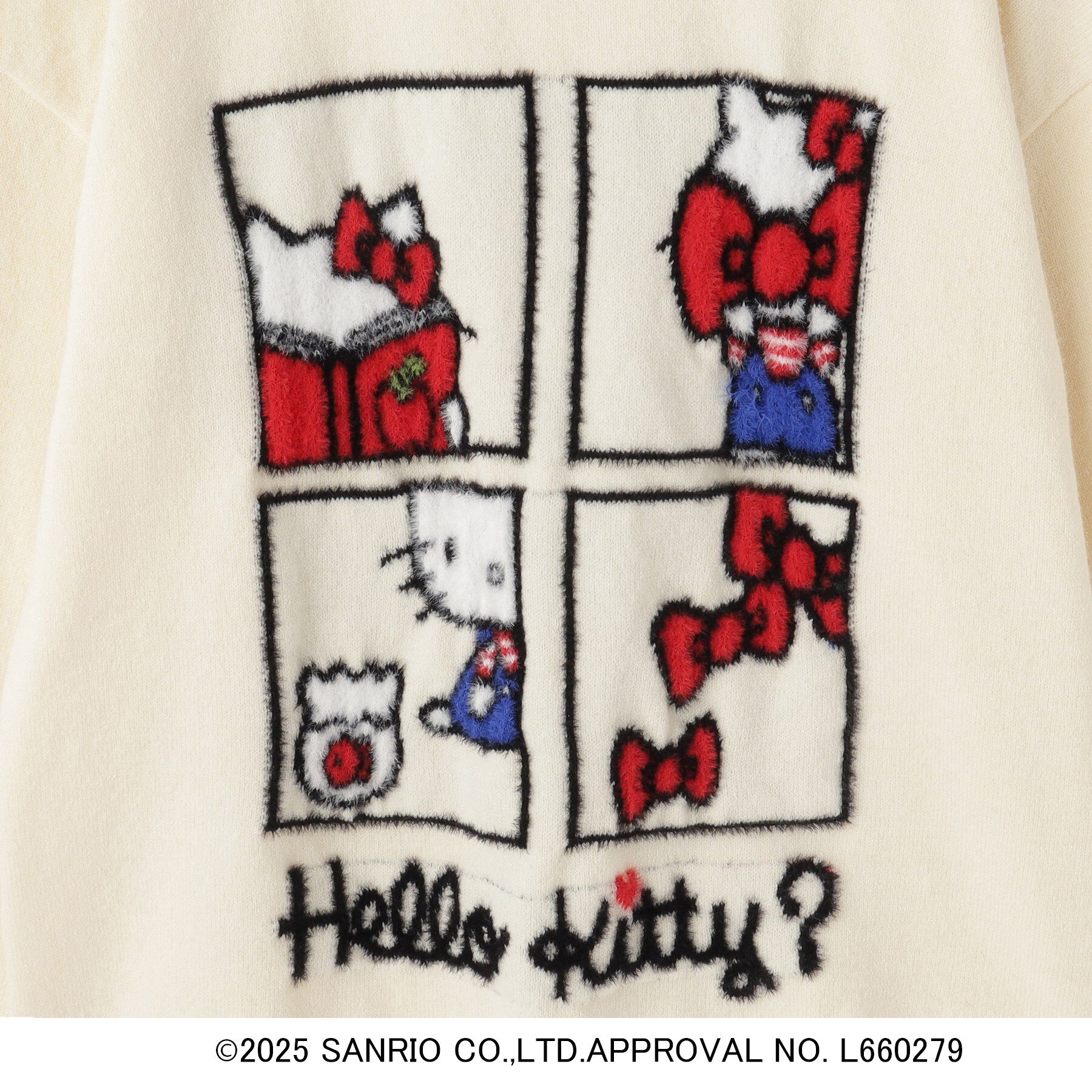 SHOO･LA･RUE「【HELLO KITTYコラボ】スウェットライクニット」|ニット・セーター|