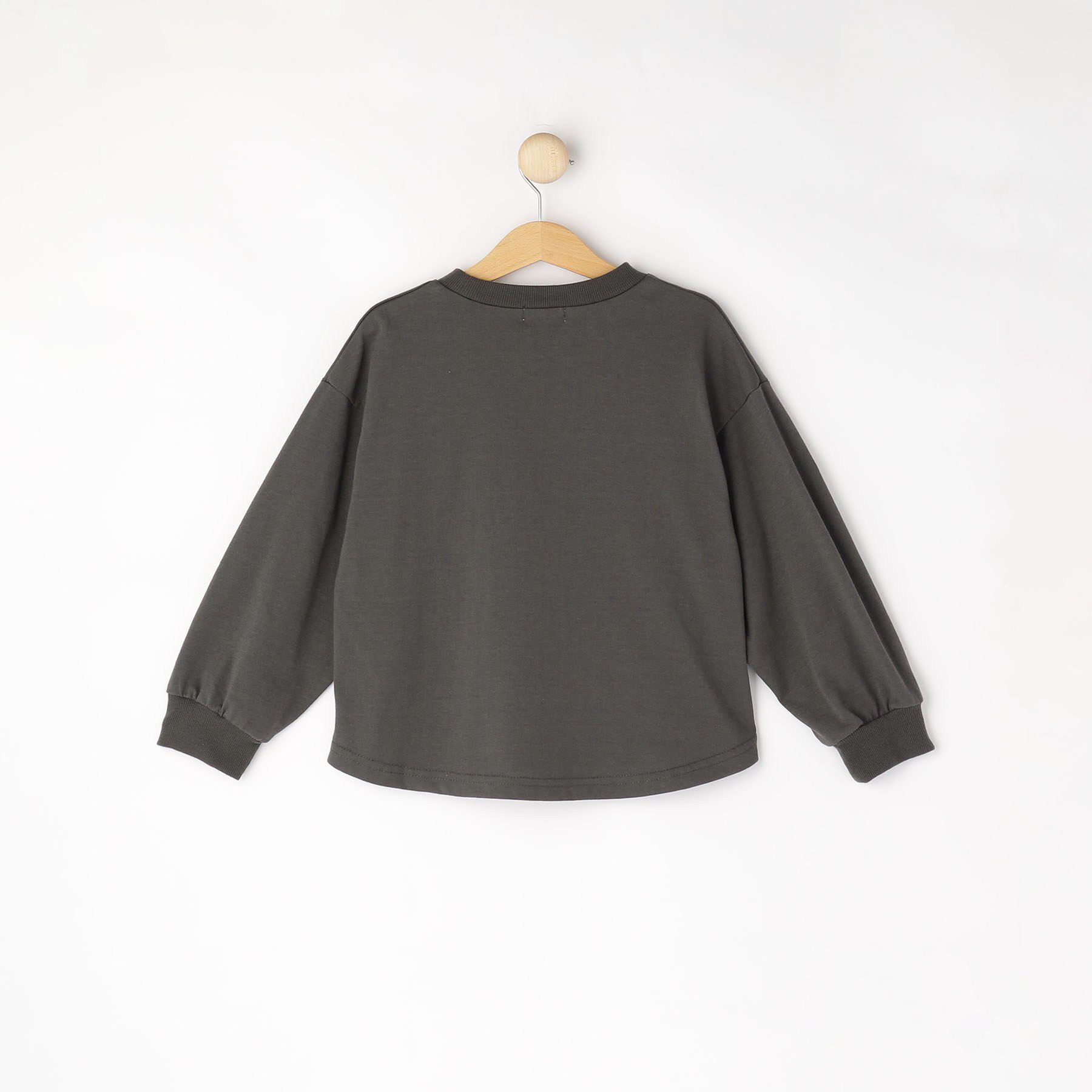 SHOO･LA･RUE「【100-150cm】デニムロゴデザインロンT」|Tシャツ・カットソー|