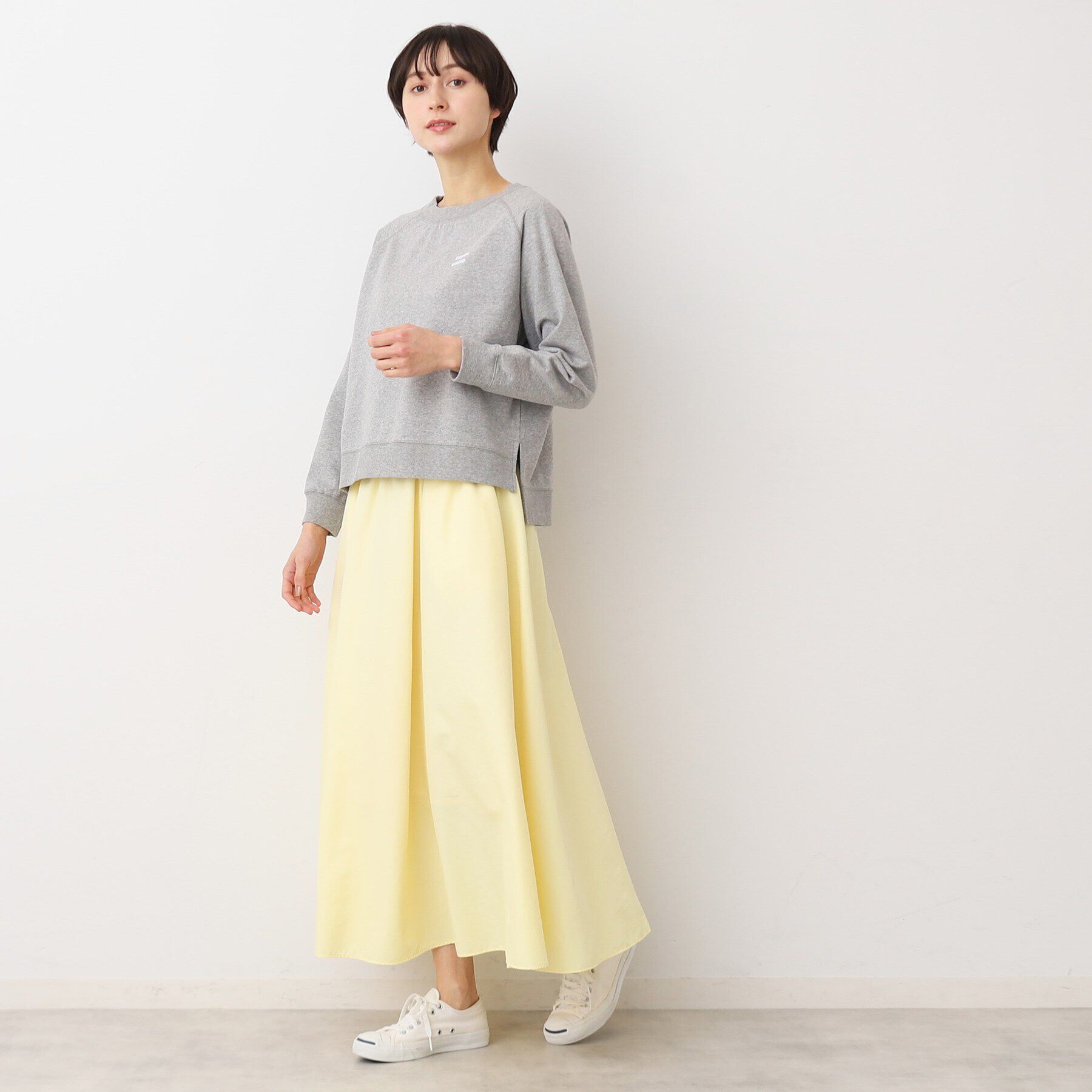 Dessin「【洗える】クロップド丈ロゴカットソー（S～L）」|Tシャツ・カットソー|