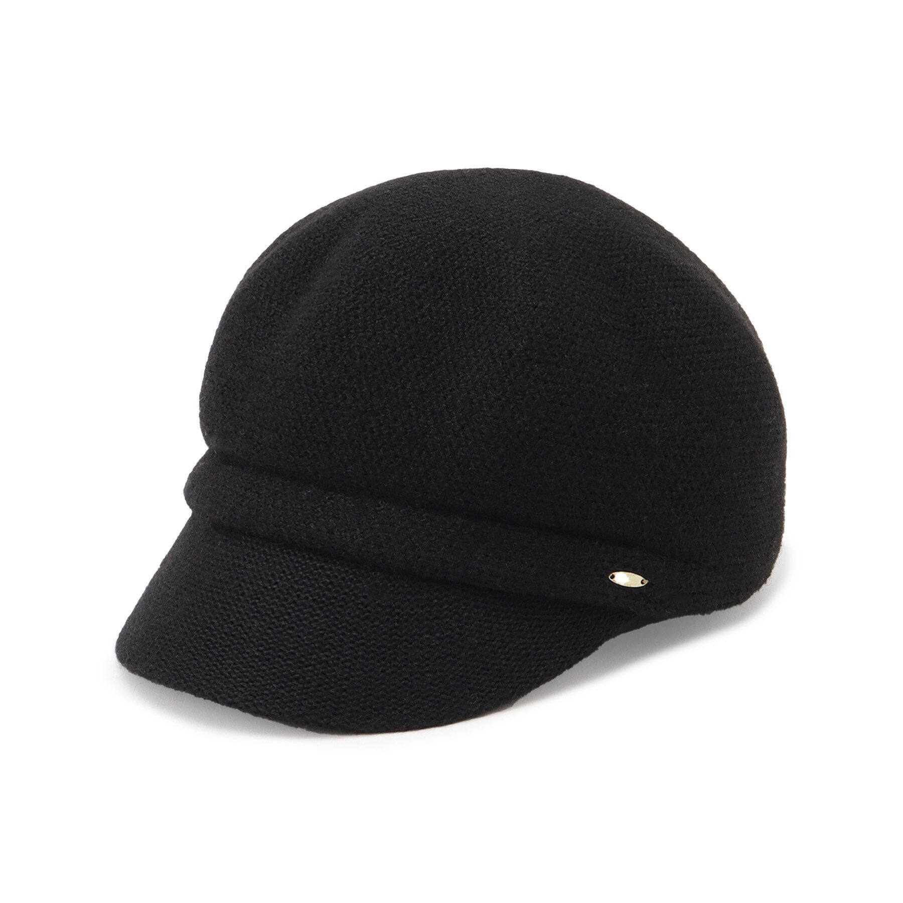 ITS&rsquo;DEMO「ウールライクニットキャスケット」|キャップ・キャスケット|ブラック(019)