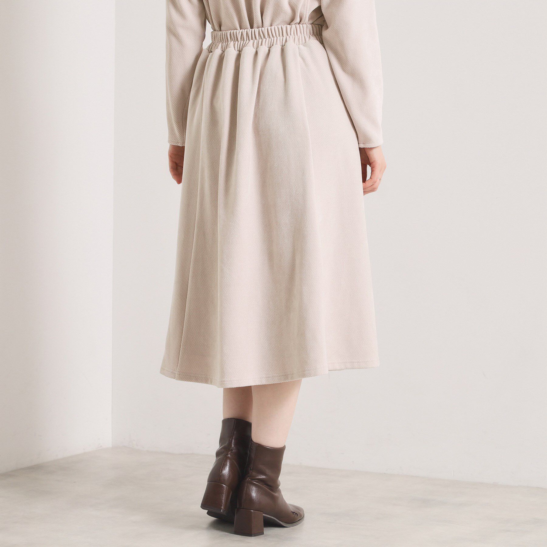 ITS&rsquo;DEMO「【手洗い可／セットアップ可】カットツイルスカート」|スカート|