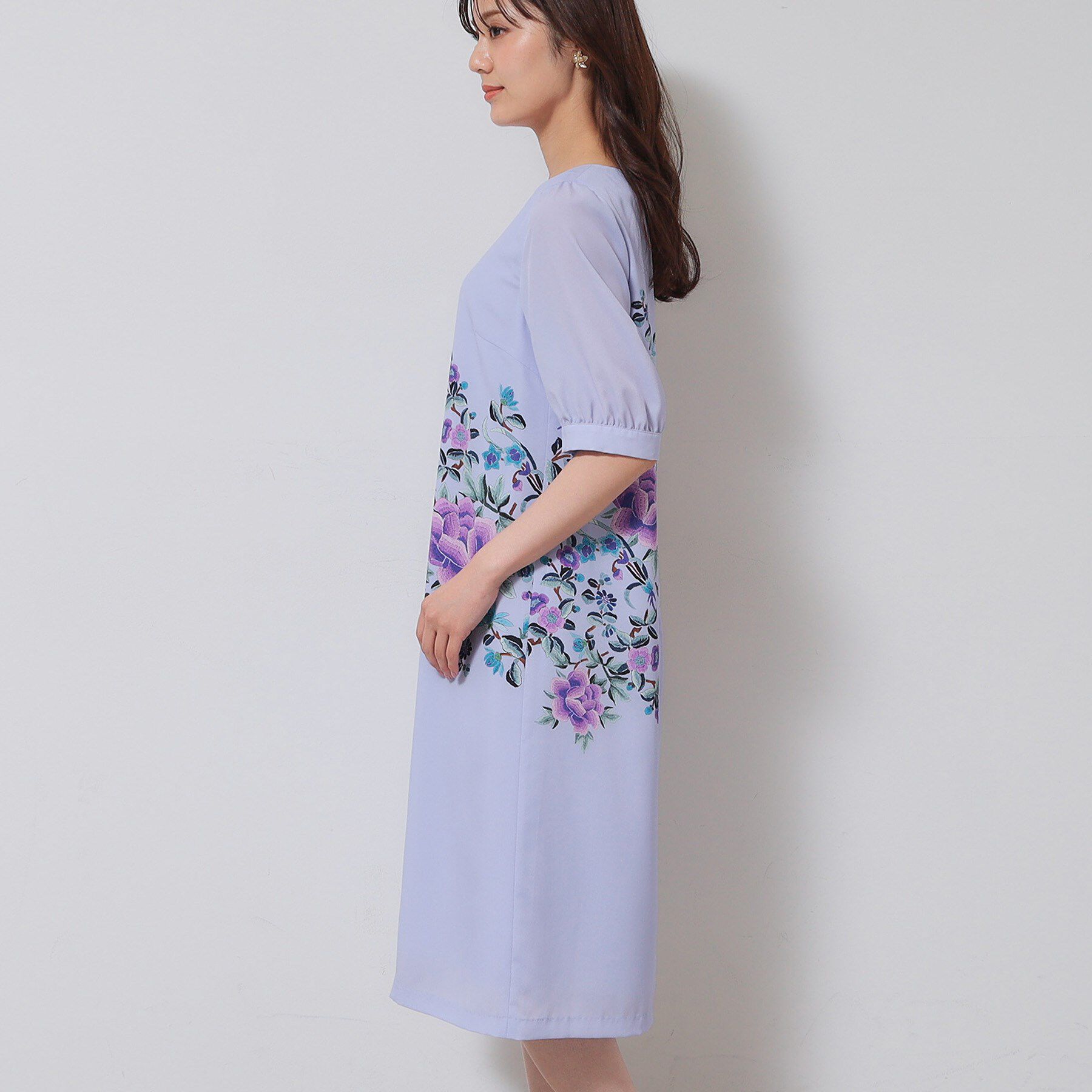 SunaUna「【&yours project／SS～L】パネル柄ワンピース」|ワンピース|