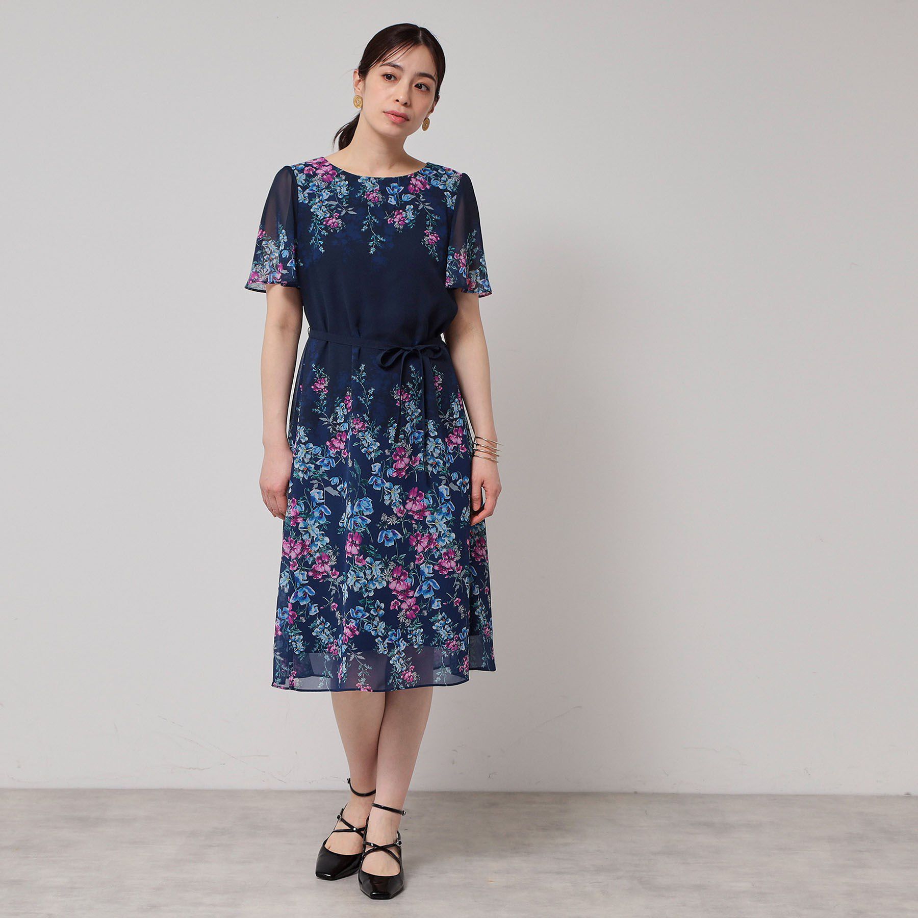 SunaUna「【co creation and yours／SS～L】パネル柄ワンピース」|ワンピース|