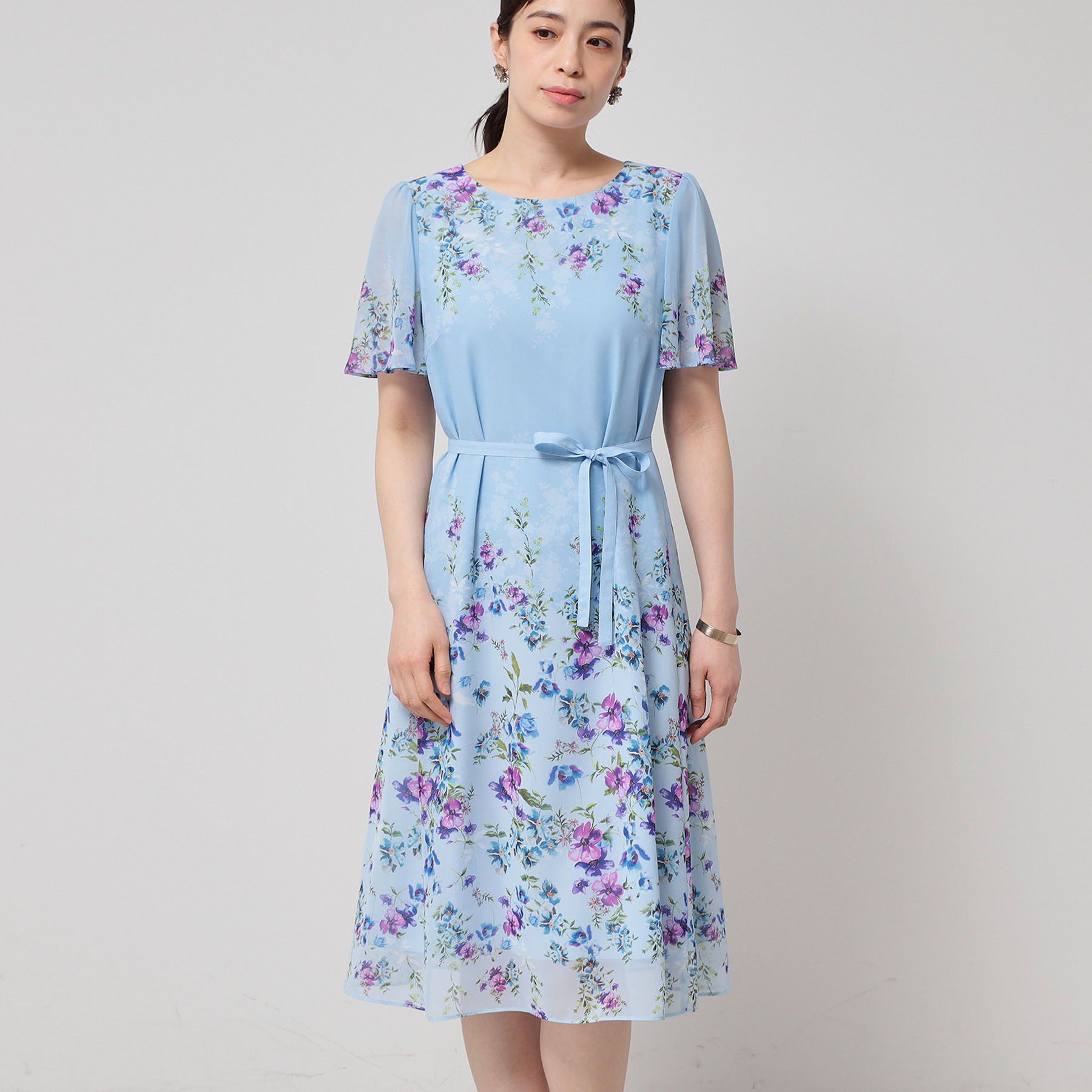 SunaUna「【co creation and yours／SS～L】パネル柄ワンピース」|ワンピース|