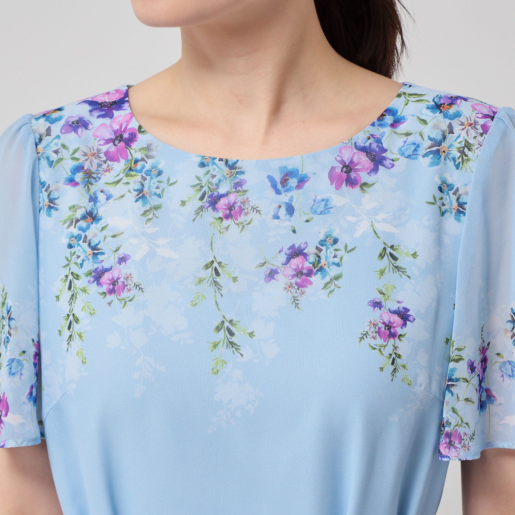 SunaUna「【co creation and yours／SS～L】パネル柄ワンピース」|ワンピース|