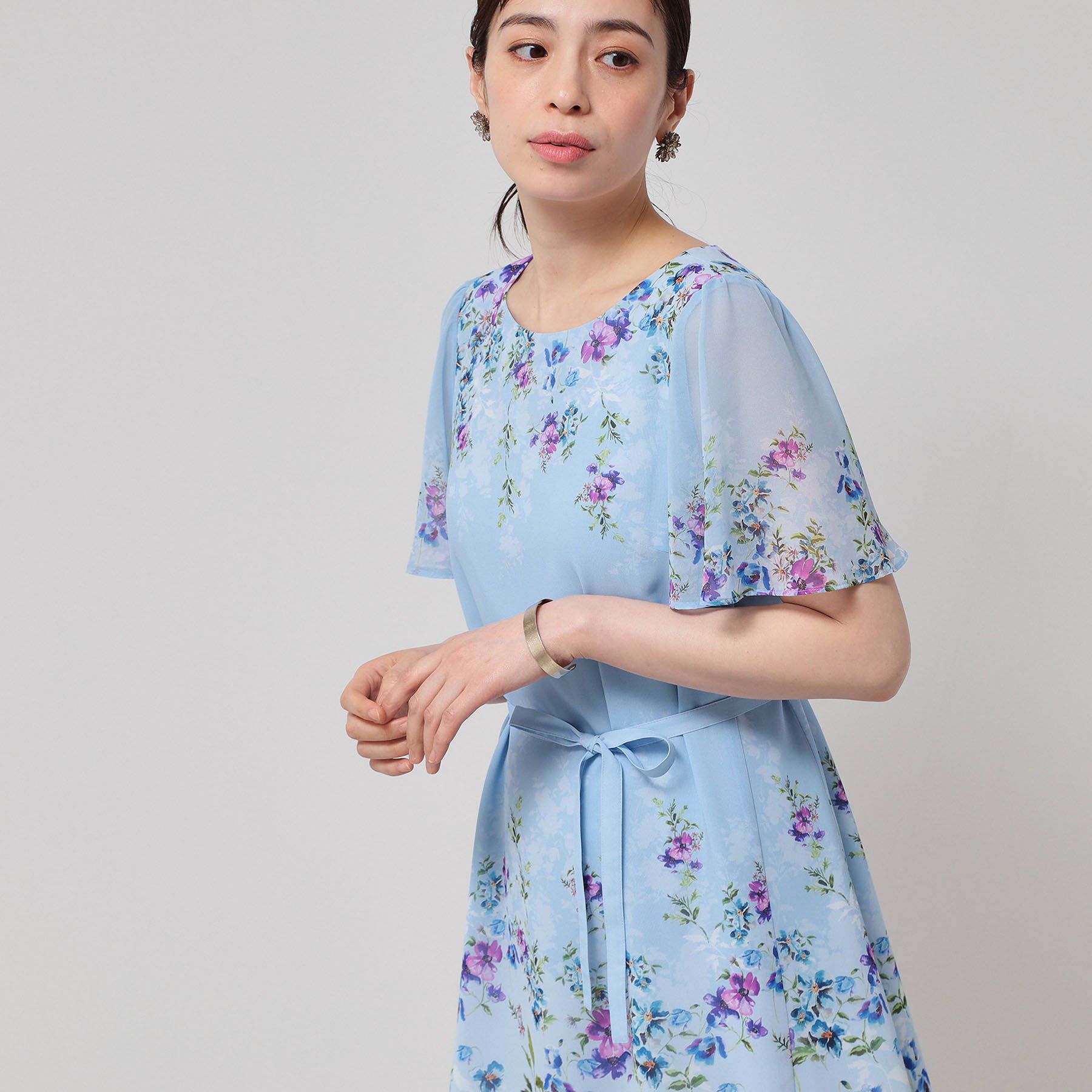 SunaUna「【co creation and yours／SS～L】パネル柄ワンピース」|ワンピース|