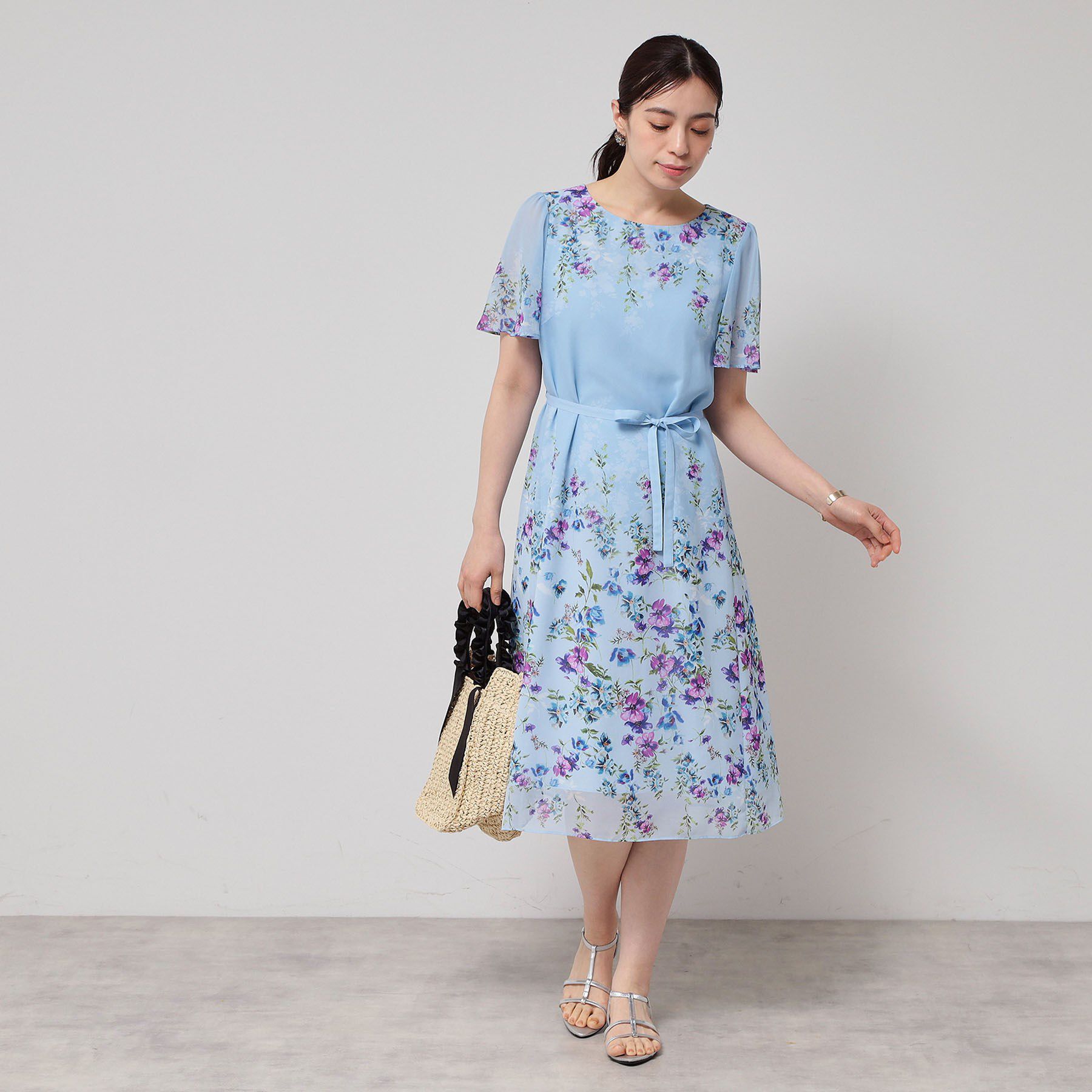 SunaUna「【co creation and yours／SS～L】パネル柄ワンピース」|ワンピース|