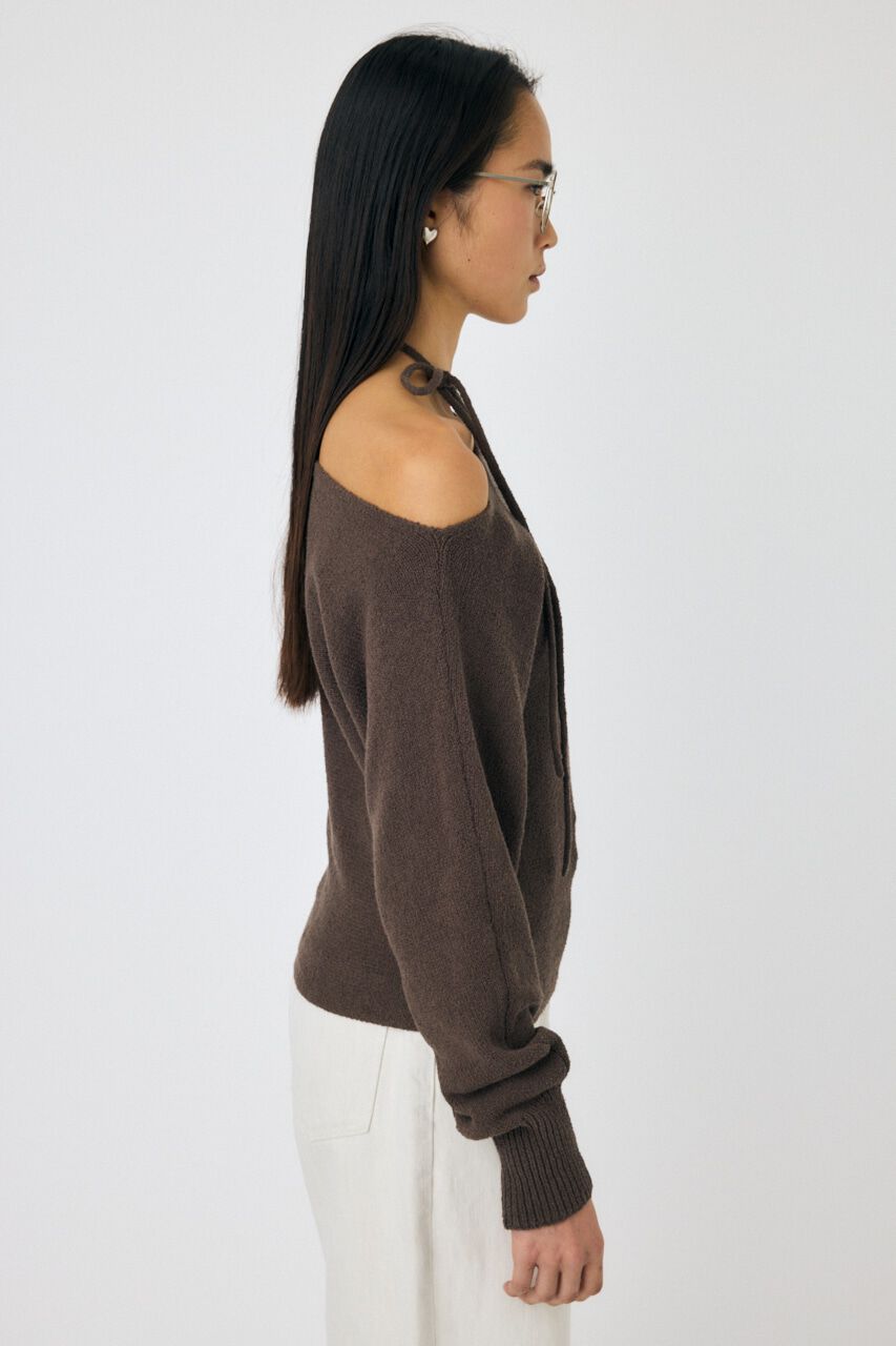 MOUSSY「ONE SHOULDER ニットトップス」|ニット・セーター|