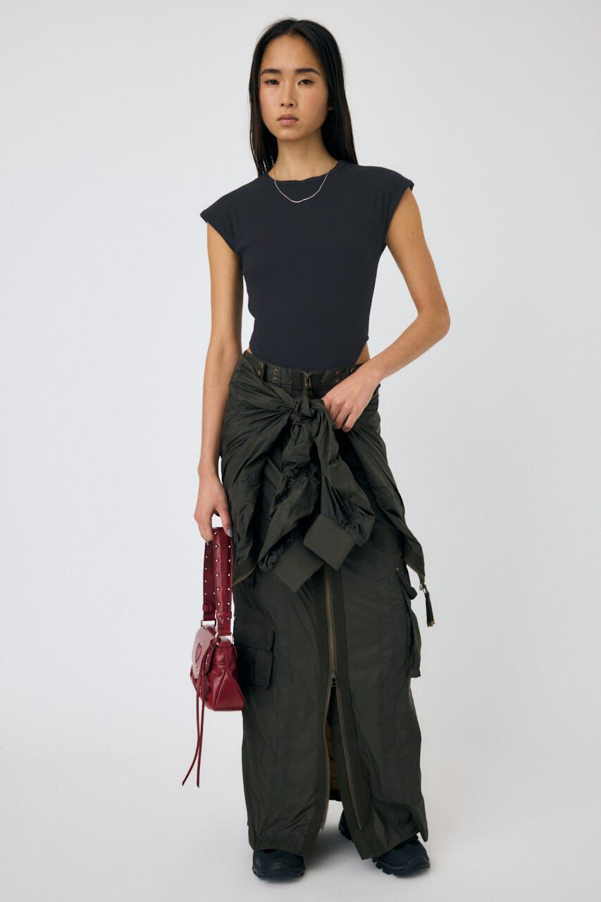 MOUSSY「BASIC RIB ボディスーツ」|Tシャツ・カットソー|