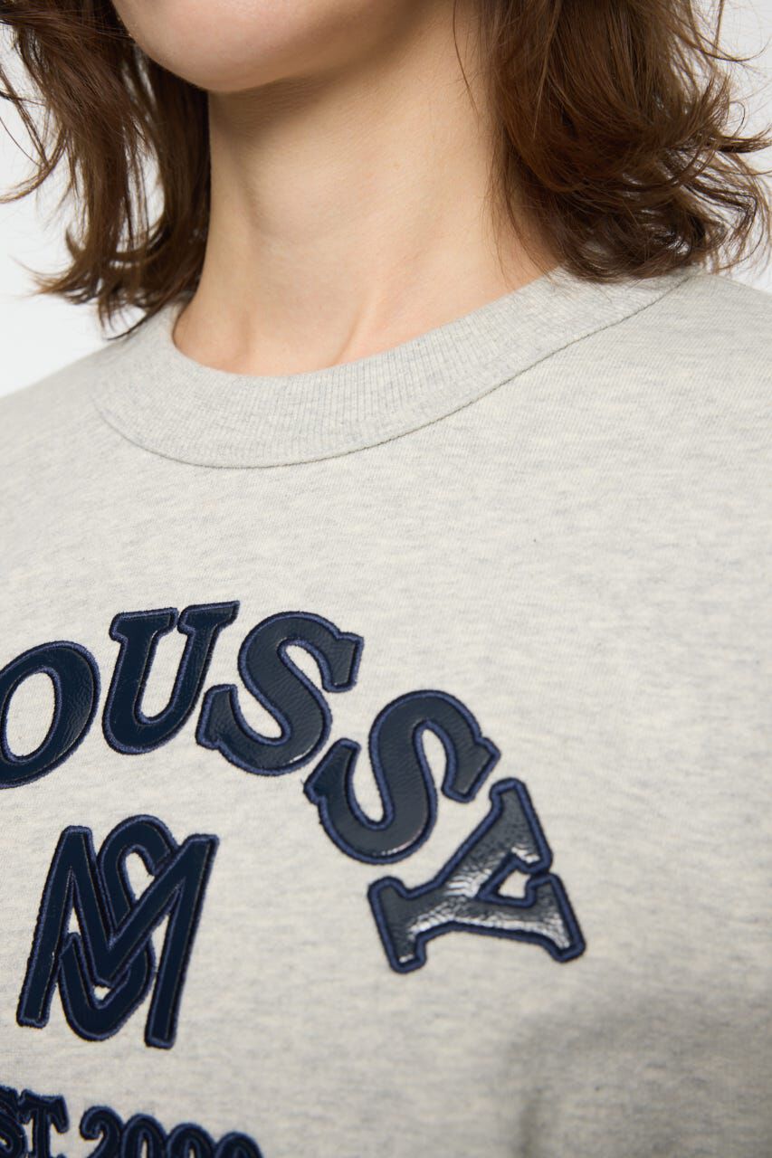 MOUSSY「MOUSSY F/LEATHER PATCH プルオーバー」|パーカー|