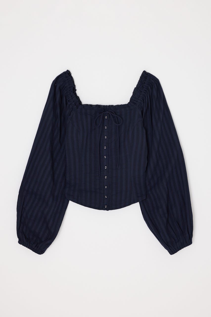 MOUSSY「LACE TRIMMED CORSET ブラウス」|シャツ・ブラウス|