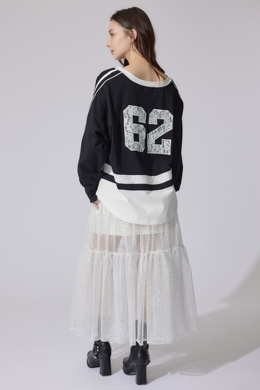 rienda「ユニフォームレディーロンT」|Tシャツ・カットソー|