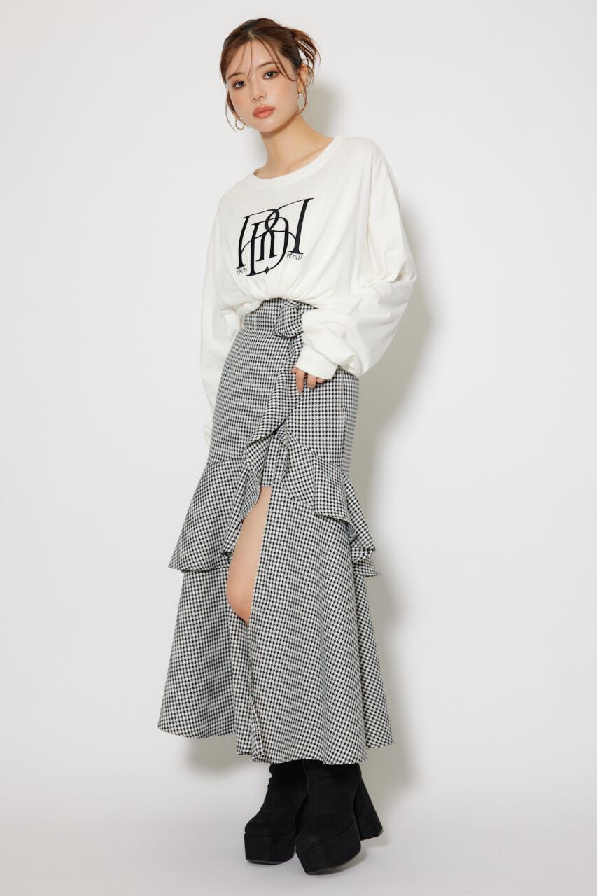 rienda「RDロゴロングTシャツ」|Tシャツ・カットソー|