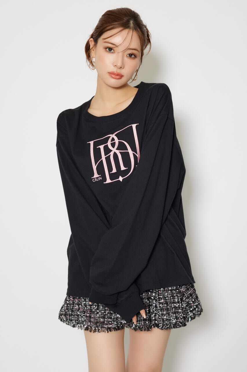rienda「RDロゴロングTシャツ」|Tシャツ・カットソー|