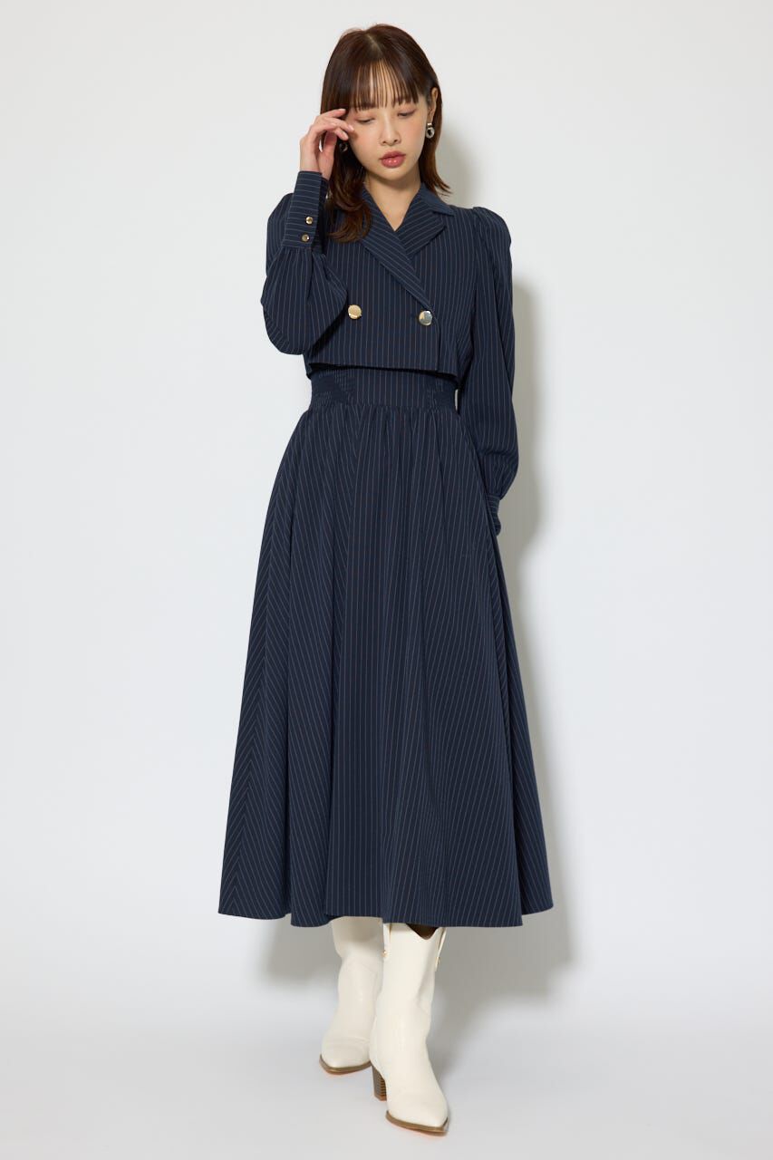 rienda「テーラードデザインロングワンピース」|ワンピース|