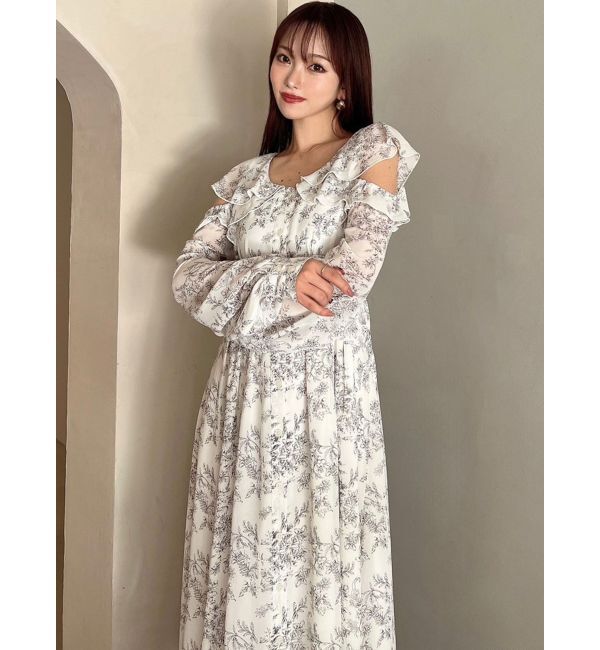 RESEXXY「コルセットシャツフレアワンピース」|ワンピース|