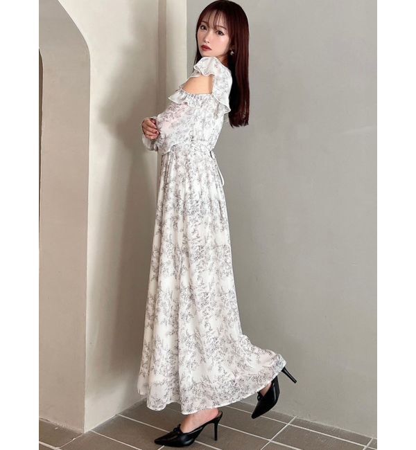 RESEXXY「コルセットシャツフレアワンピース」|ワンピース|