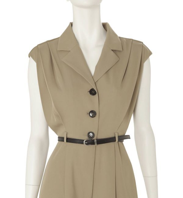 MURUA「ウエストベルトワイドロンパース」|オールインワン|