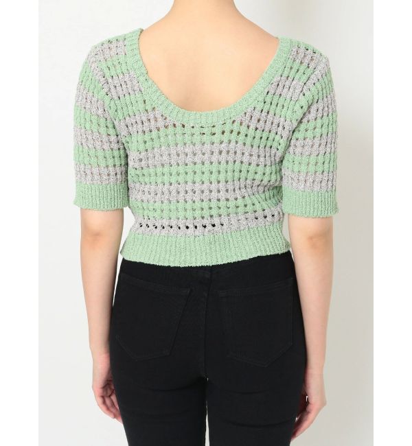 MURUA「メッシュショートニット」|ニット・セーター|