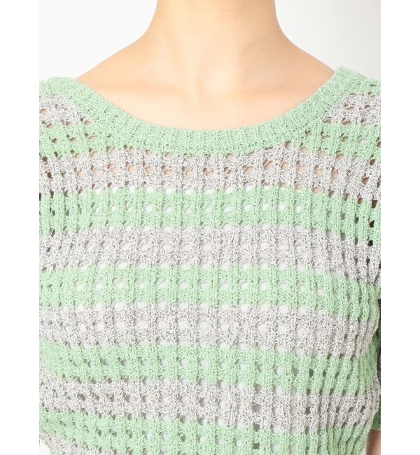 MURUA「メッシュショートニット」|ニット・セーター|