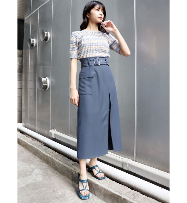 MURUA「メッシュショートニット」|ニット・セーター|