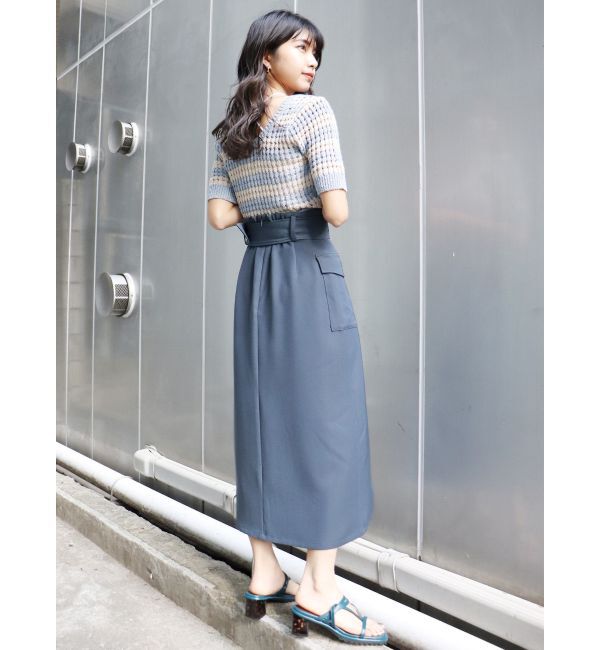 MURUA「メッシュショートニット」|ニット・セーター|