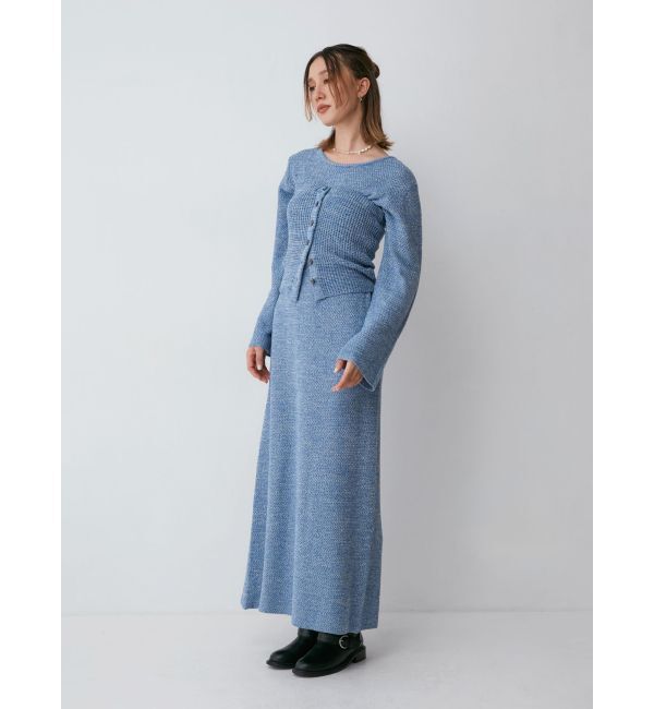 Ungrid「ビスチェセットニットワンピ」|ワンピース|