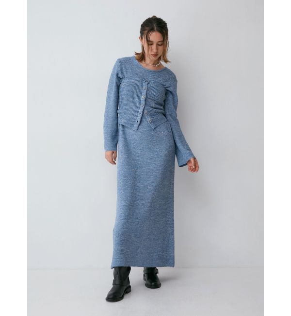 Ungrid「ビスチェセットニットワンピ」|ワンピース|